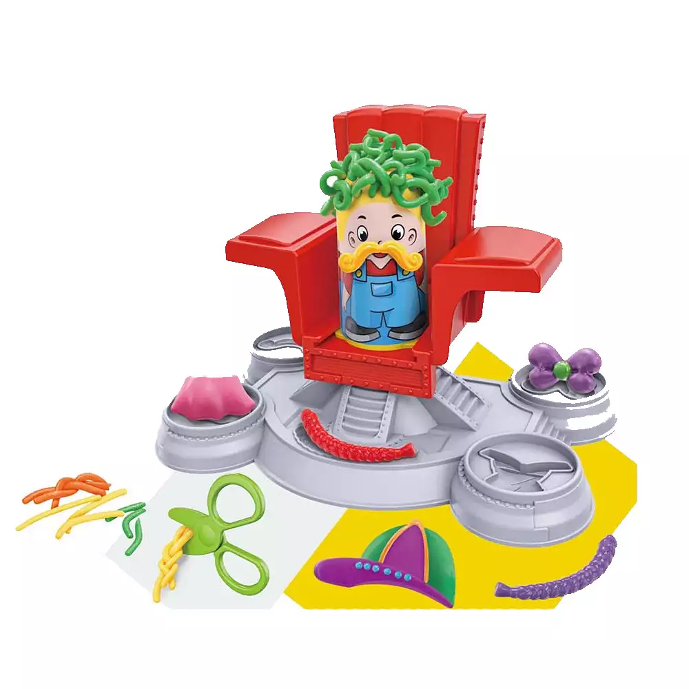 Plastipeluquería: Set de Juguete con Plastilina y Accesorios