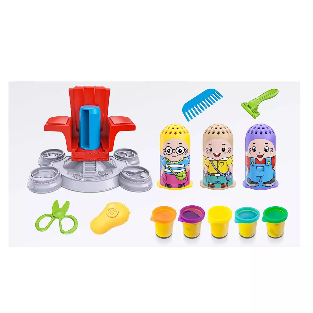 Plastipeluquería: Set de Juguete con Plastilina y Accesorios - Image 2