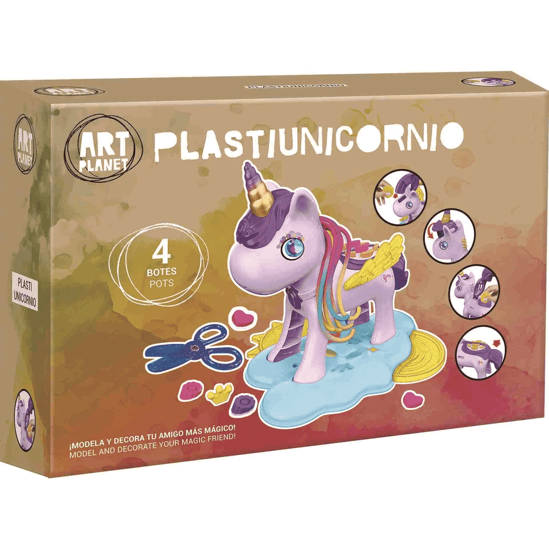 Plastiunicornio Juego de Moldeo Plastilina