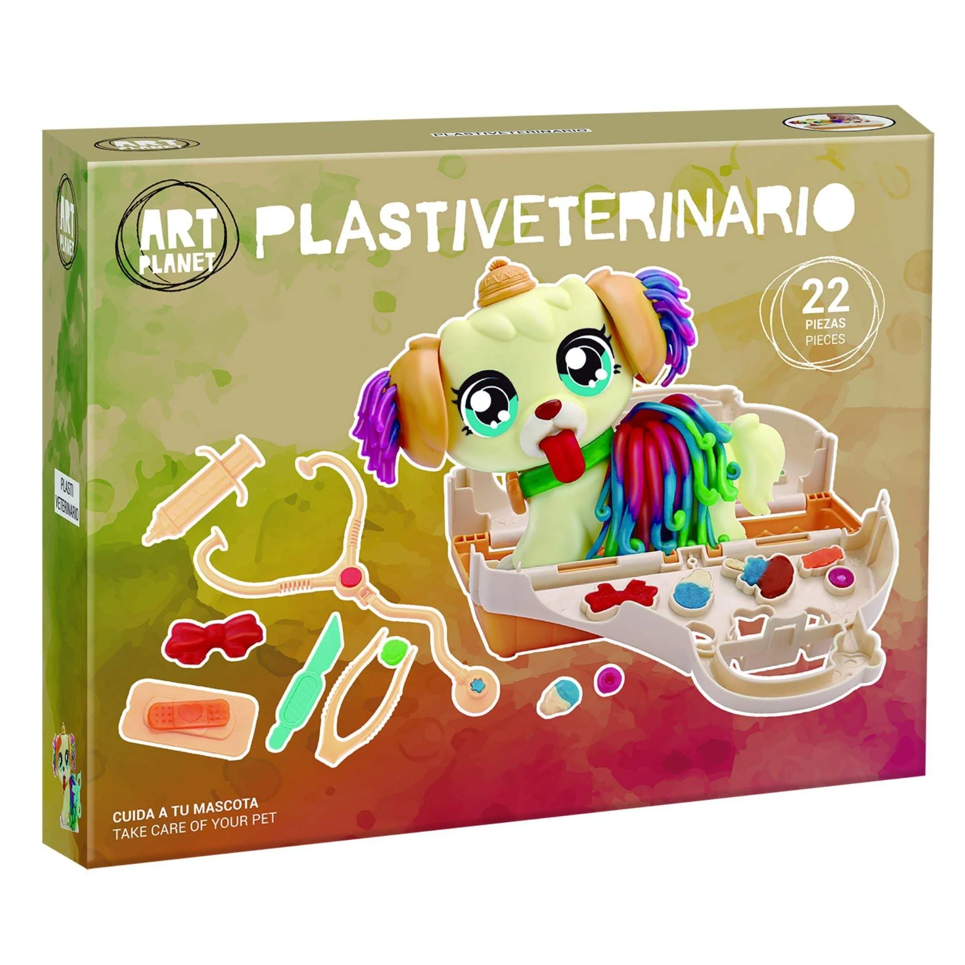 Plastiveterinario Juego Plastelina y Mascota