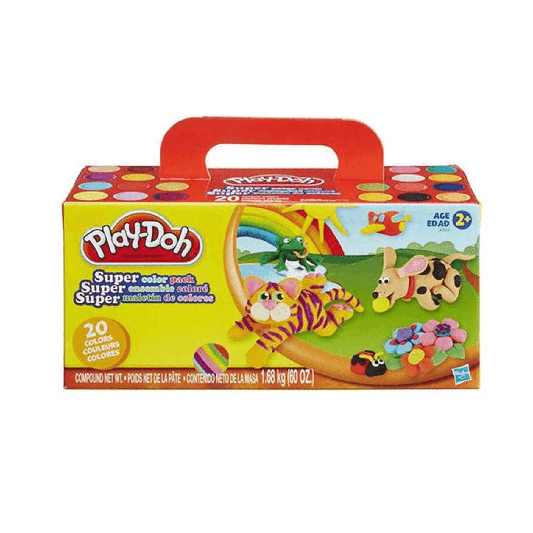 Playdoh Pack Super Color 20 Botes