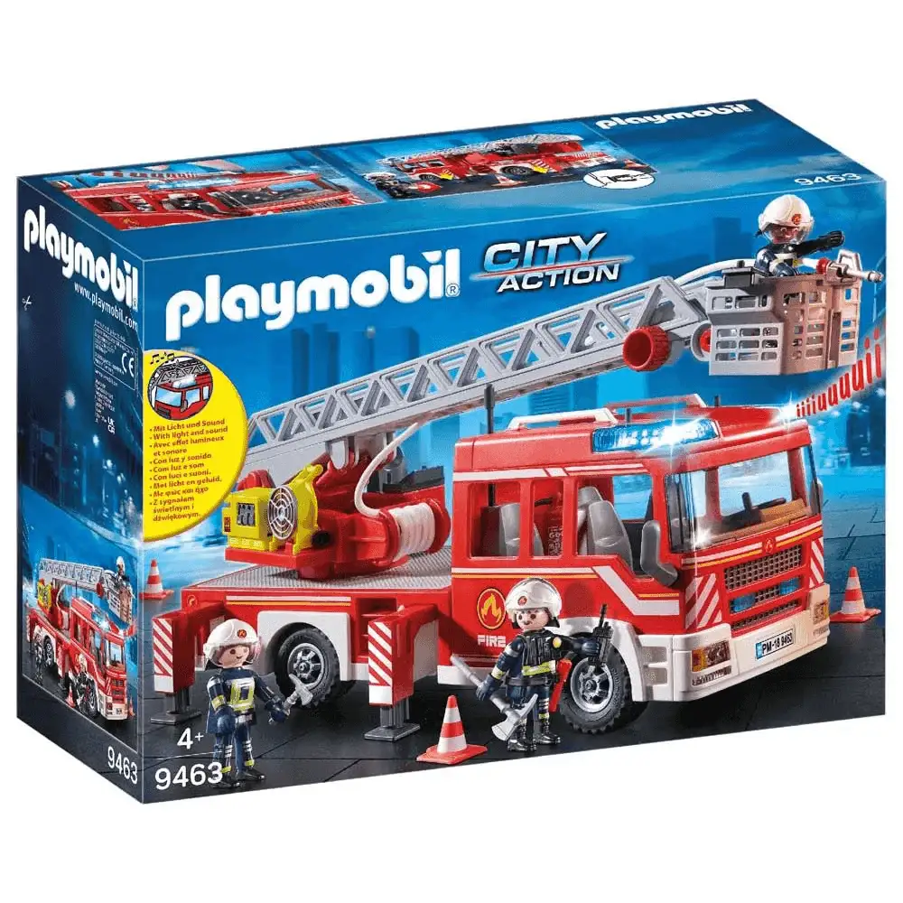 Playmobil Action Heroes Camión de bomberos con escalera - Image 5