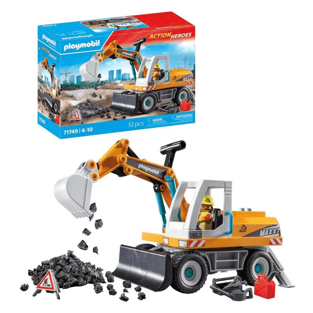 Playmobil Action Heroes Excavadora grande