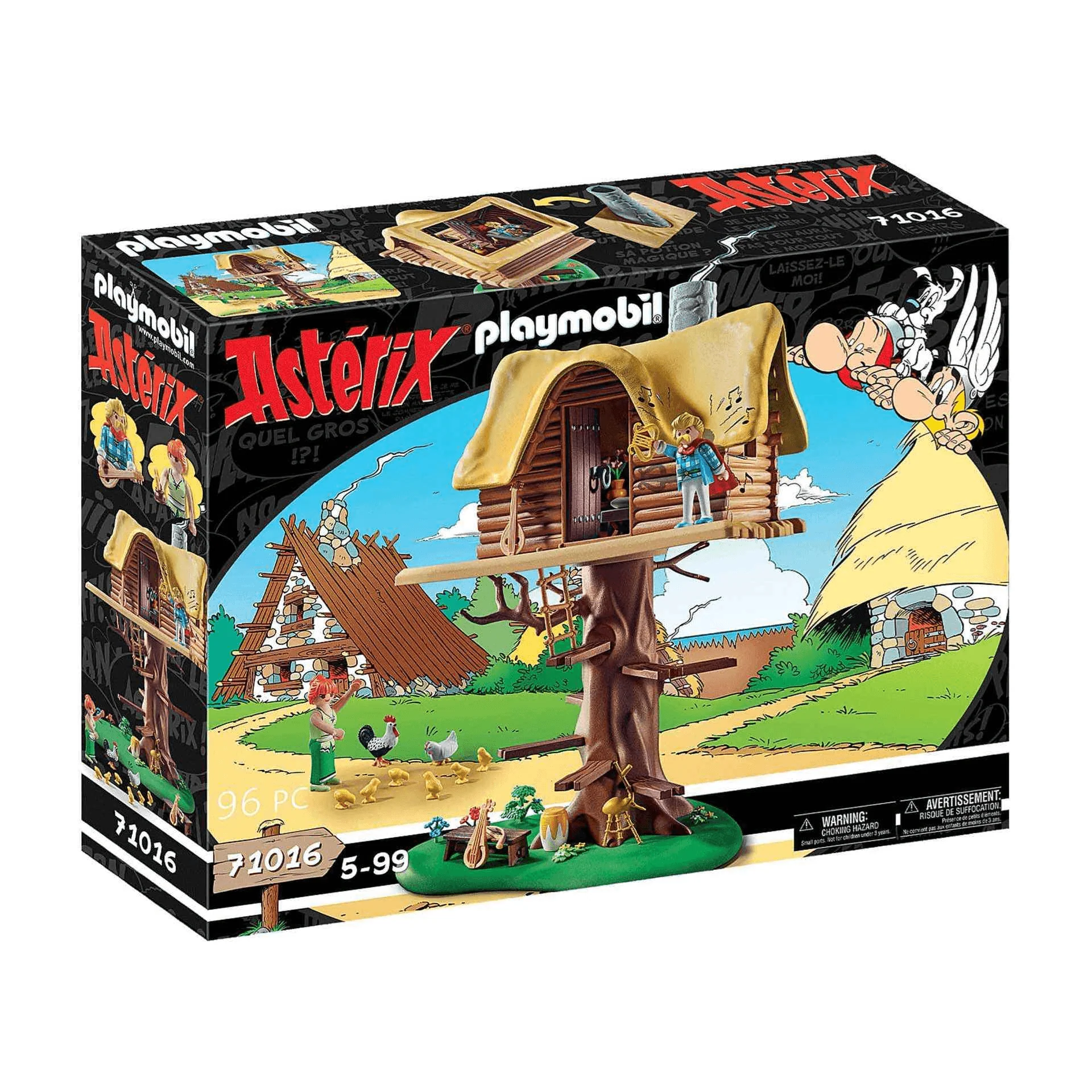 Playmobil Asterix Asuranceturix con Casa del árbol