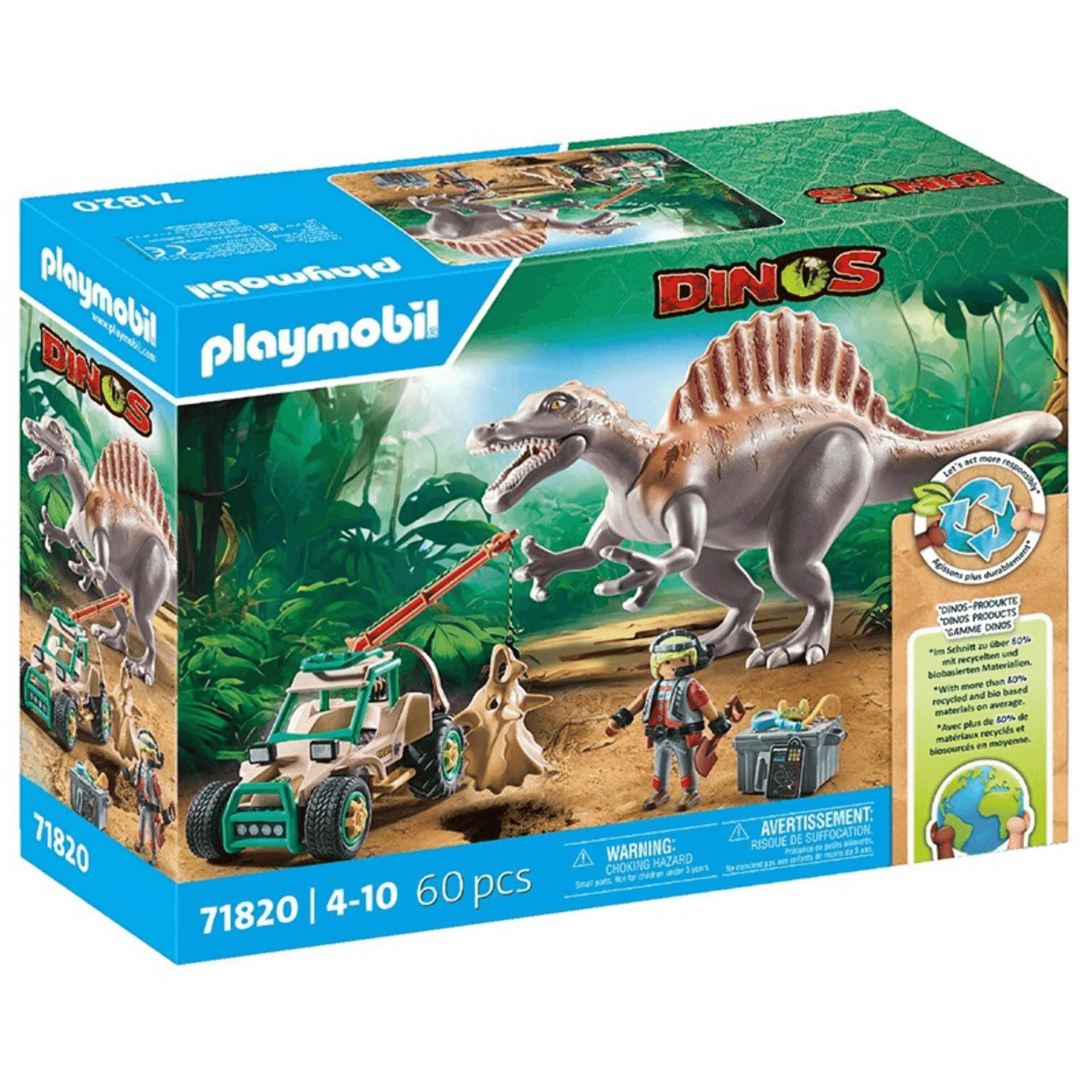 Playmobil Ataque Del Spinosaurio - Image 4