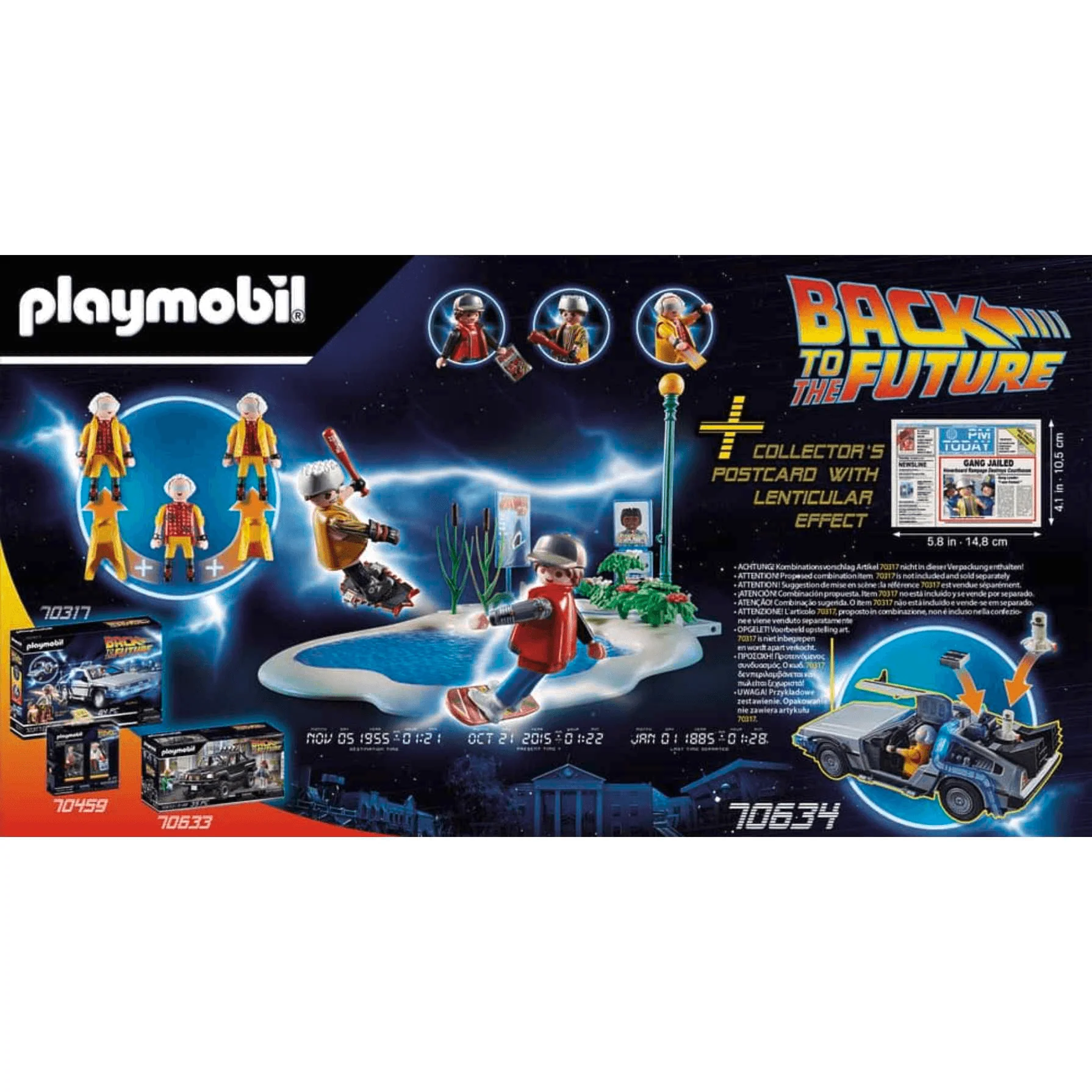 Playmobil Back To The Future Parte II Persecución en monopatín 70634 - Image 2
