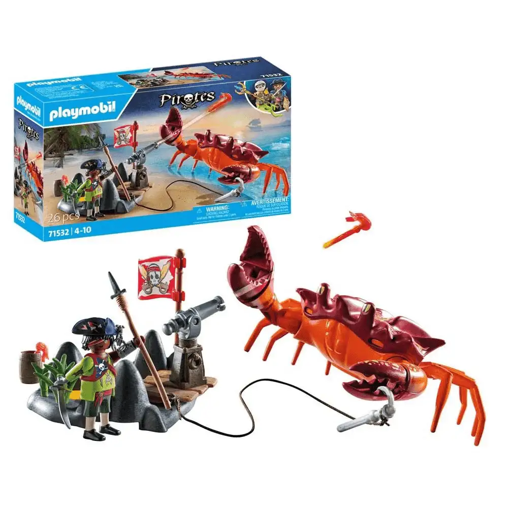 Playmobil Batalla con el cangrejo gigante