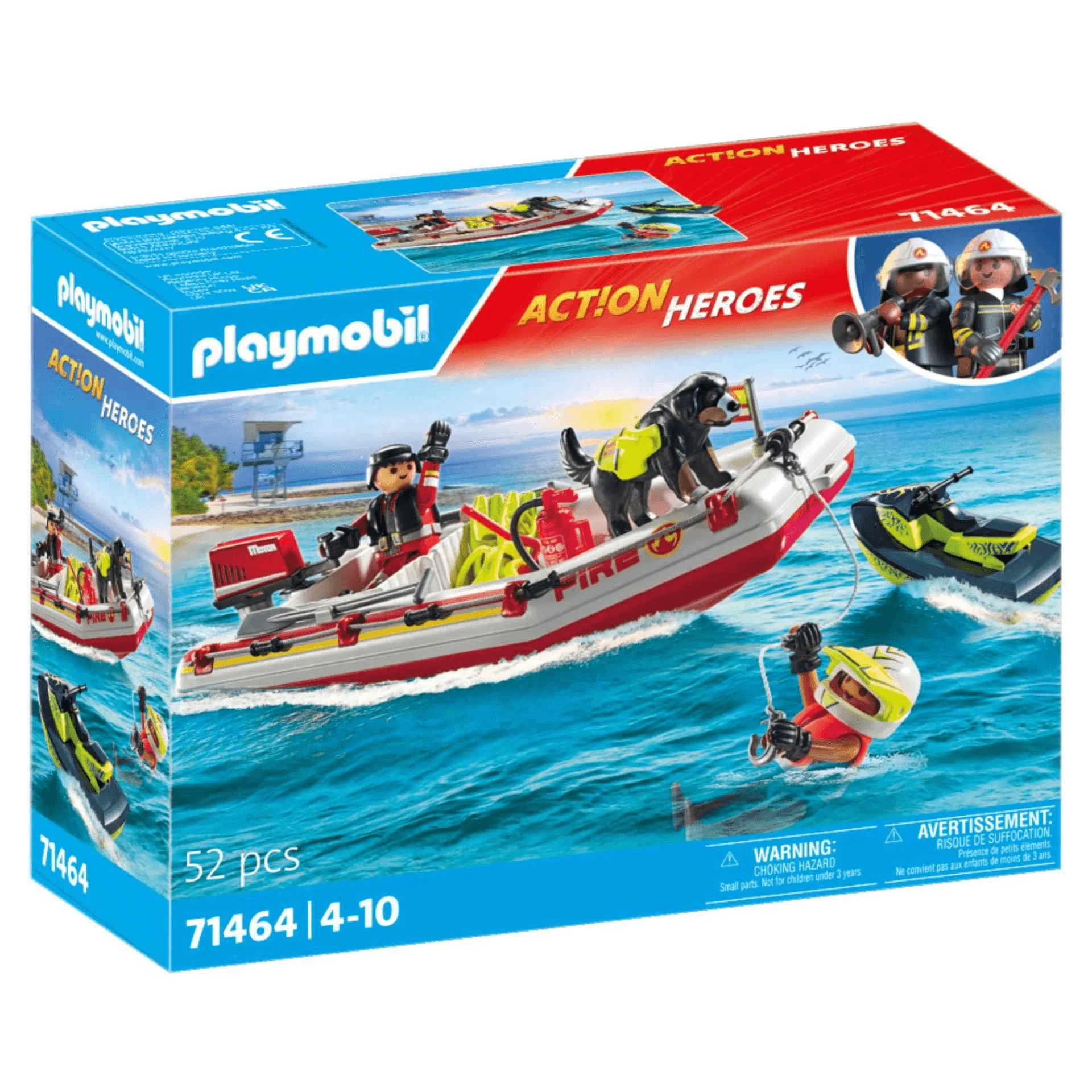 Playmobil Bote de Bomberos con Moto Acuática - Image 3