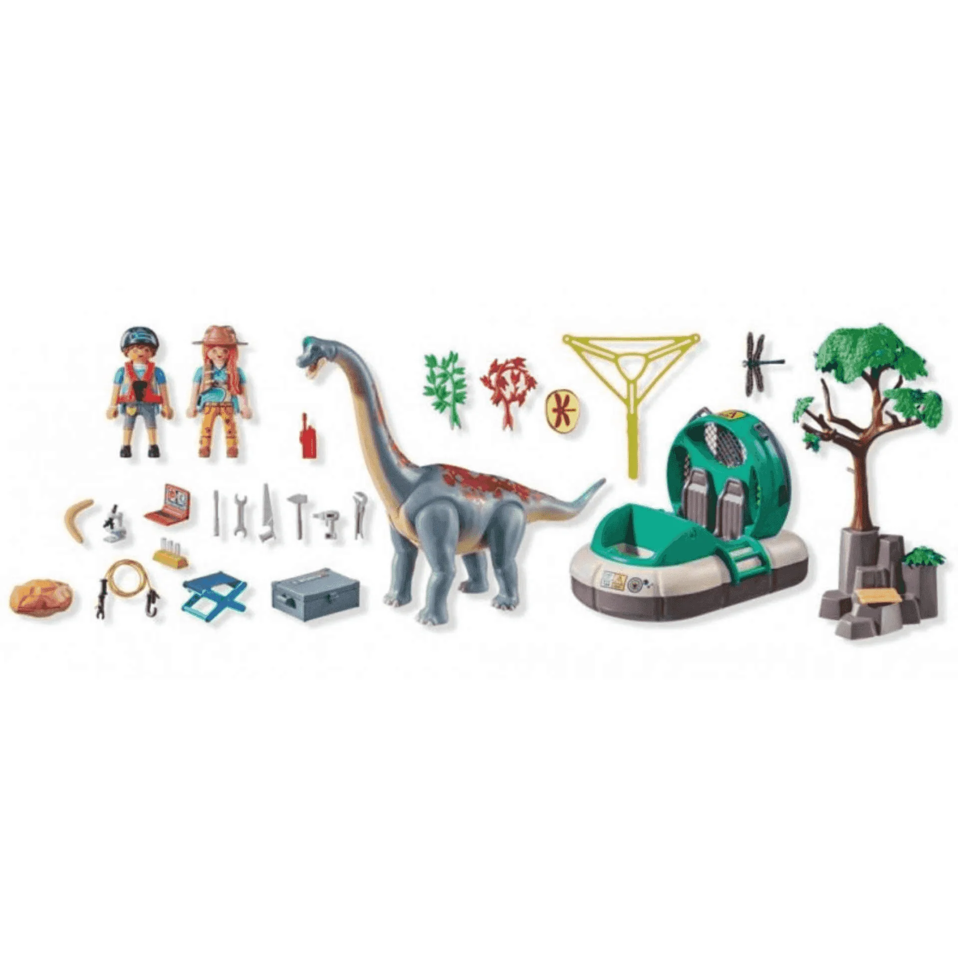 Playmobil Braquiosaurio Con Aerodeslizad - Image 4