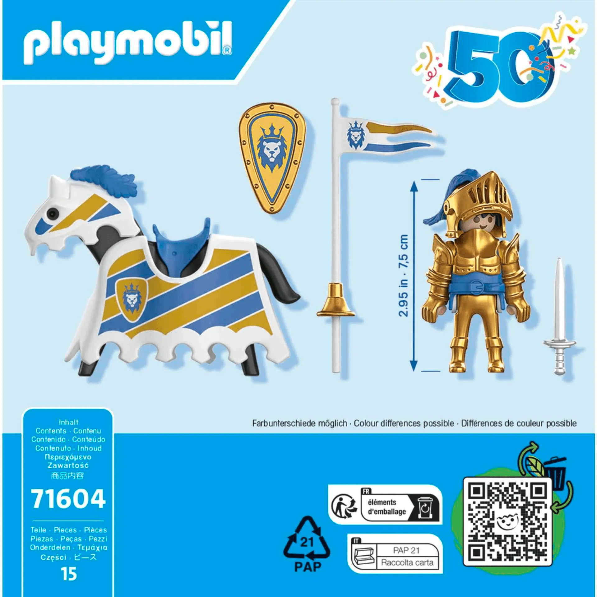 Playmobil Caballero Medieval 50 Aniversario - Image 5