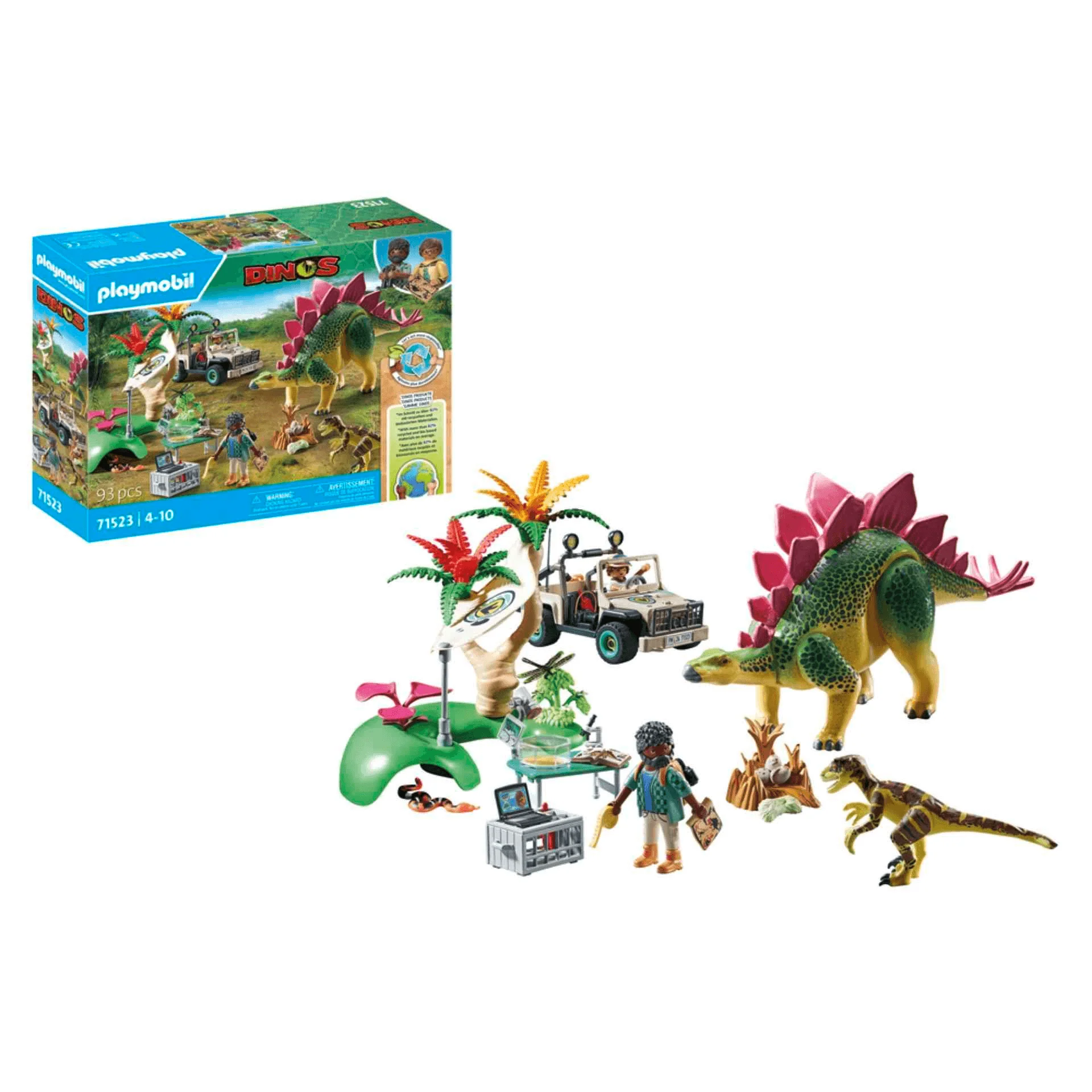 Playmobil Campamento de Investigación con Dinosaurios
