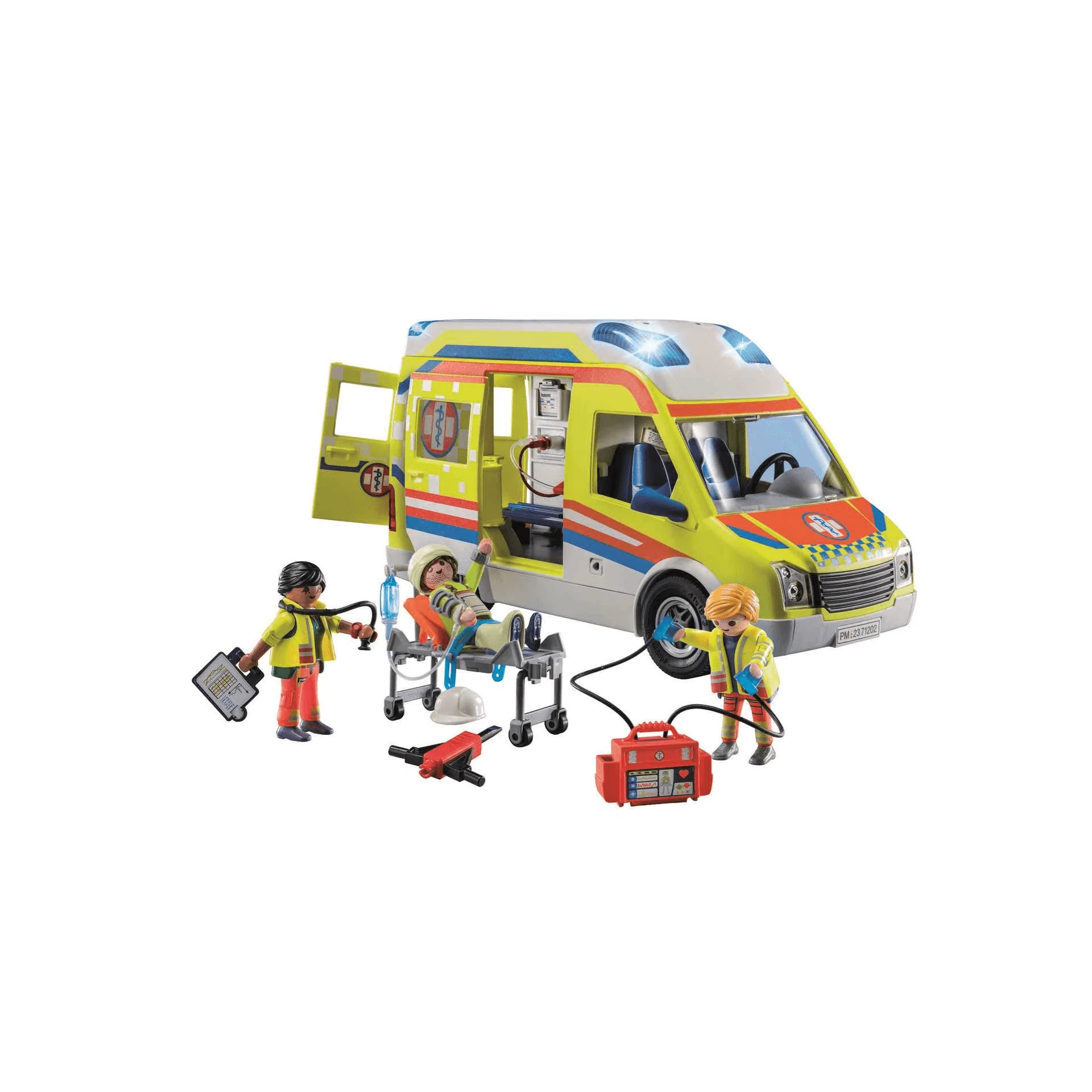 Playmobil City Life Ambulancia con luz y sonido 71202 - Image 2
