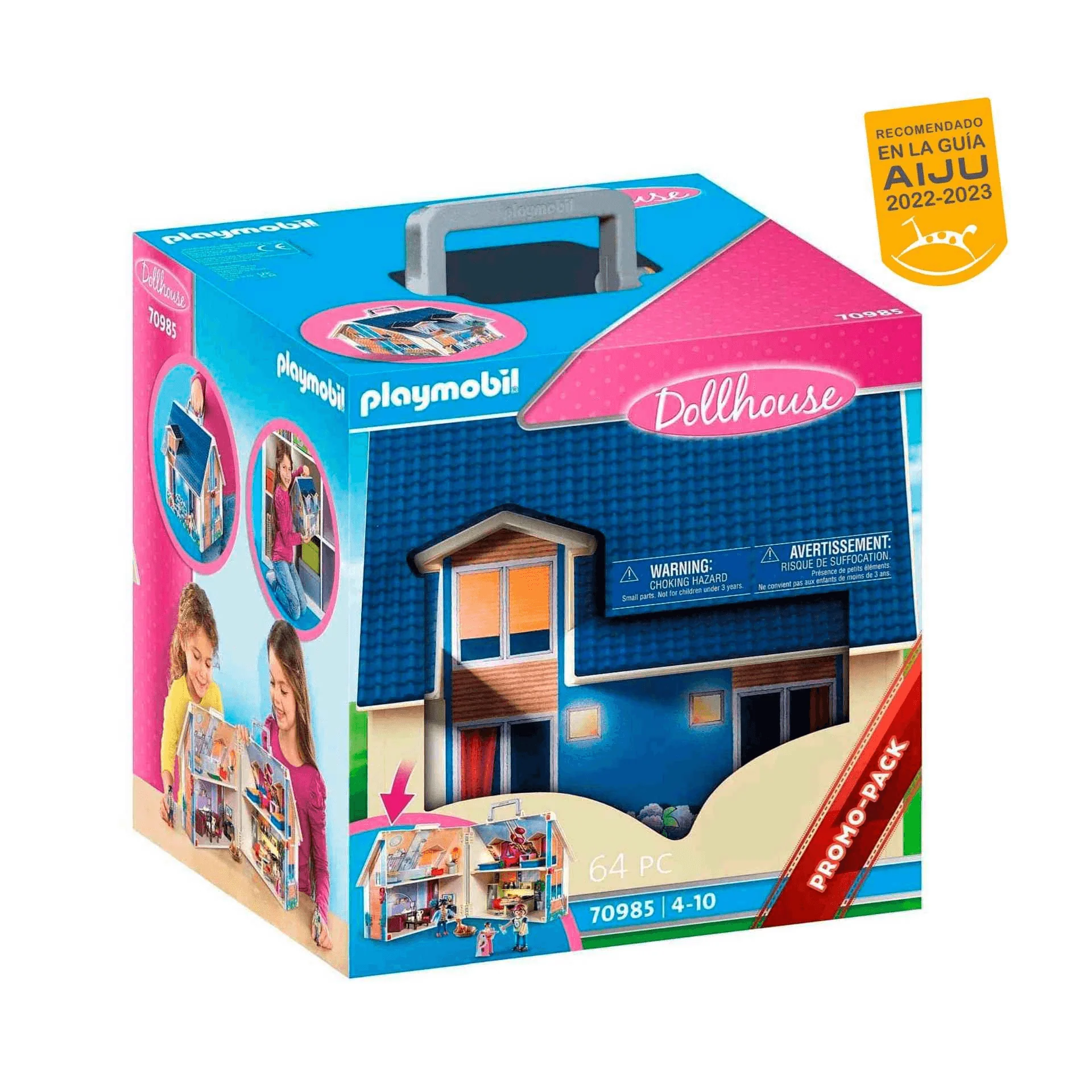 Playmobil City Life Casa Muñecas Maletín con Mango Plegable 70985