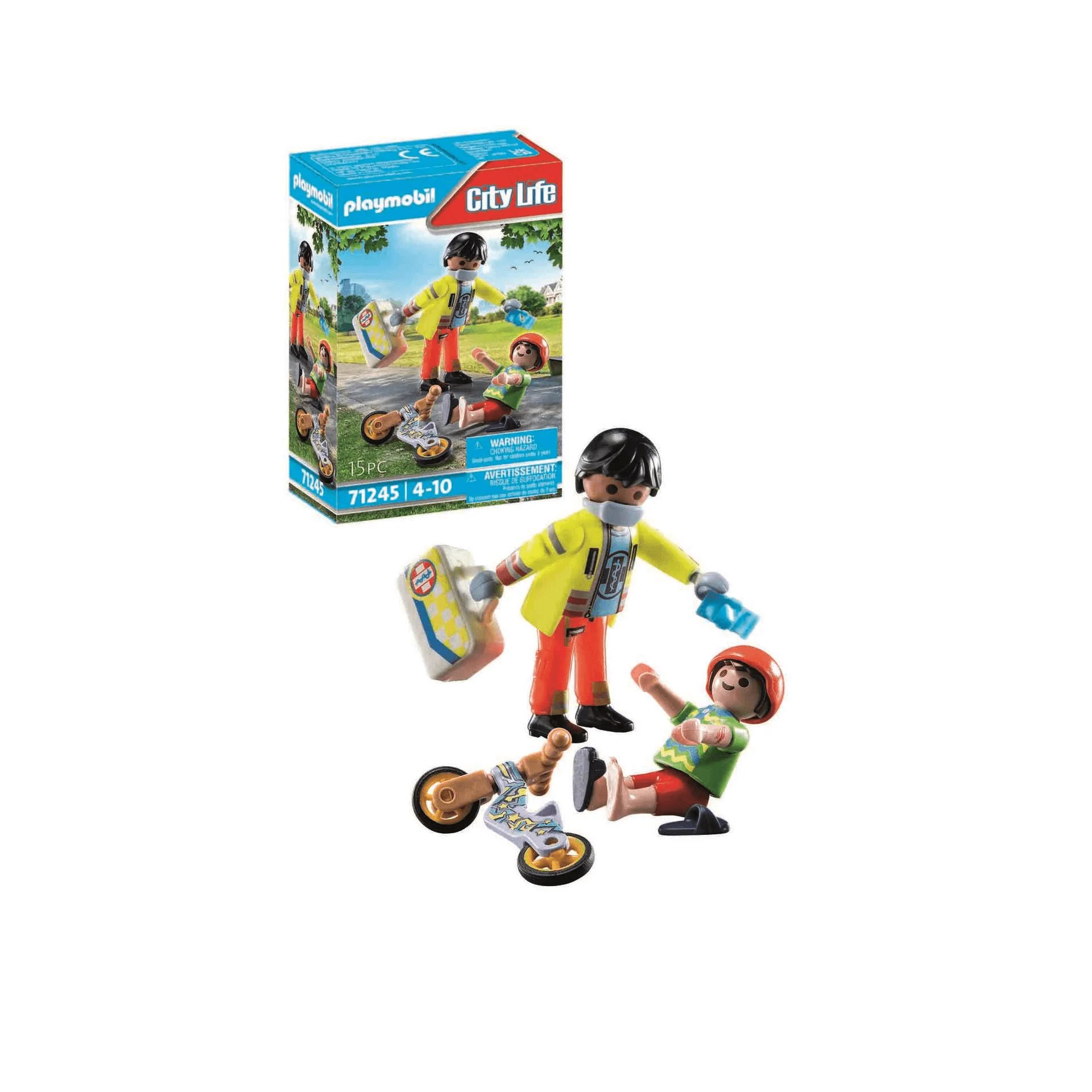 Playmobil City Life Paramédico con paciente 71245