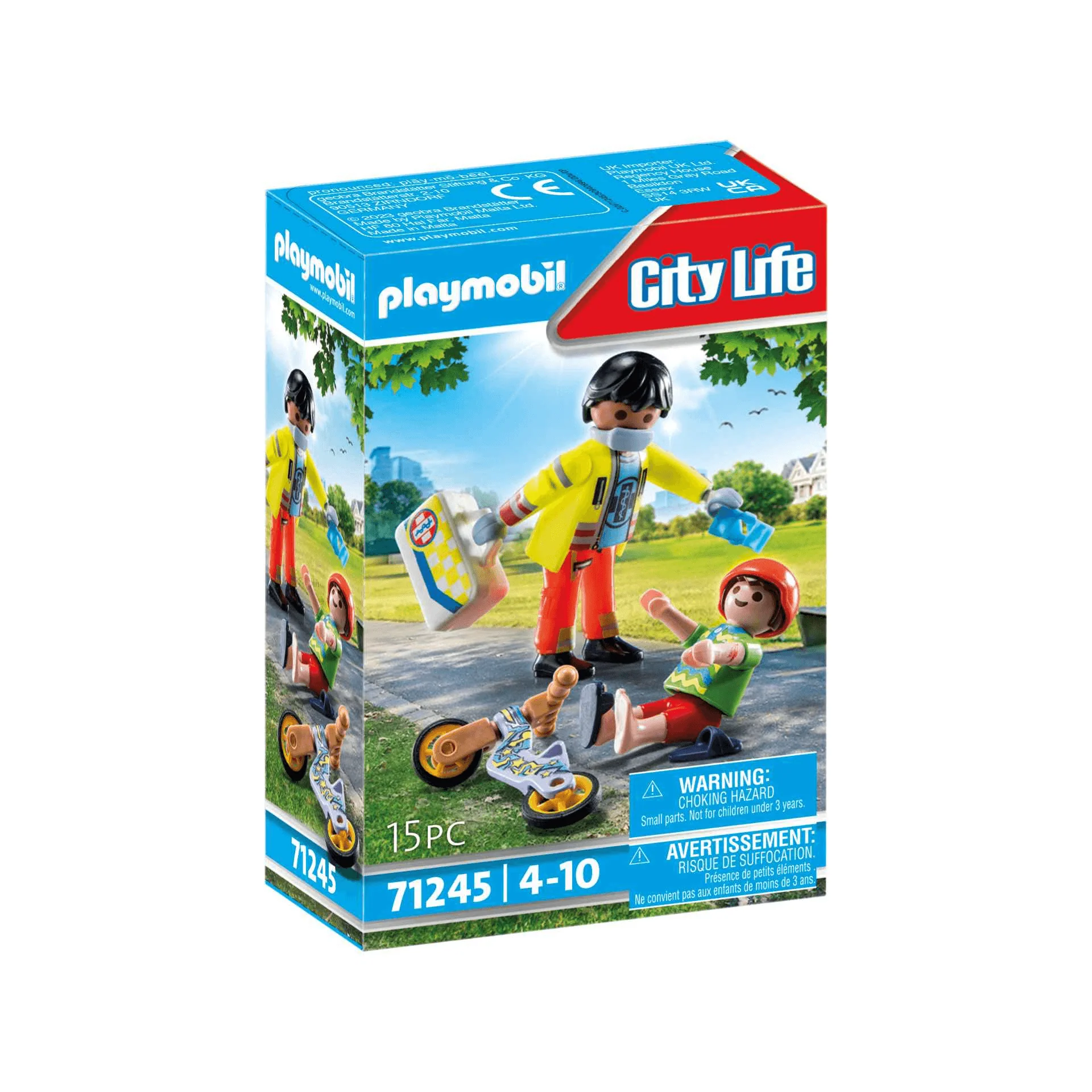 Playmobil City Life Paramédico con paciente 71245 - Image 3
