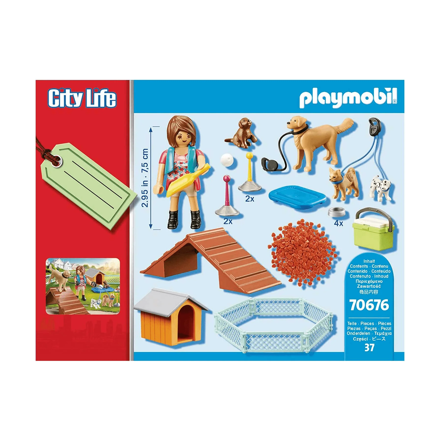 Playmobil City Life Set de Regalo Entrenadora de Perros 70676 - Image 3