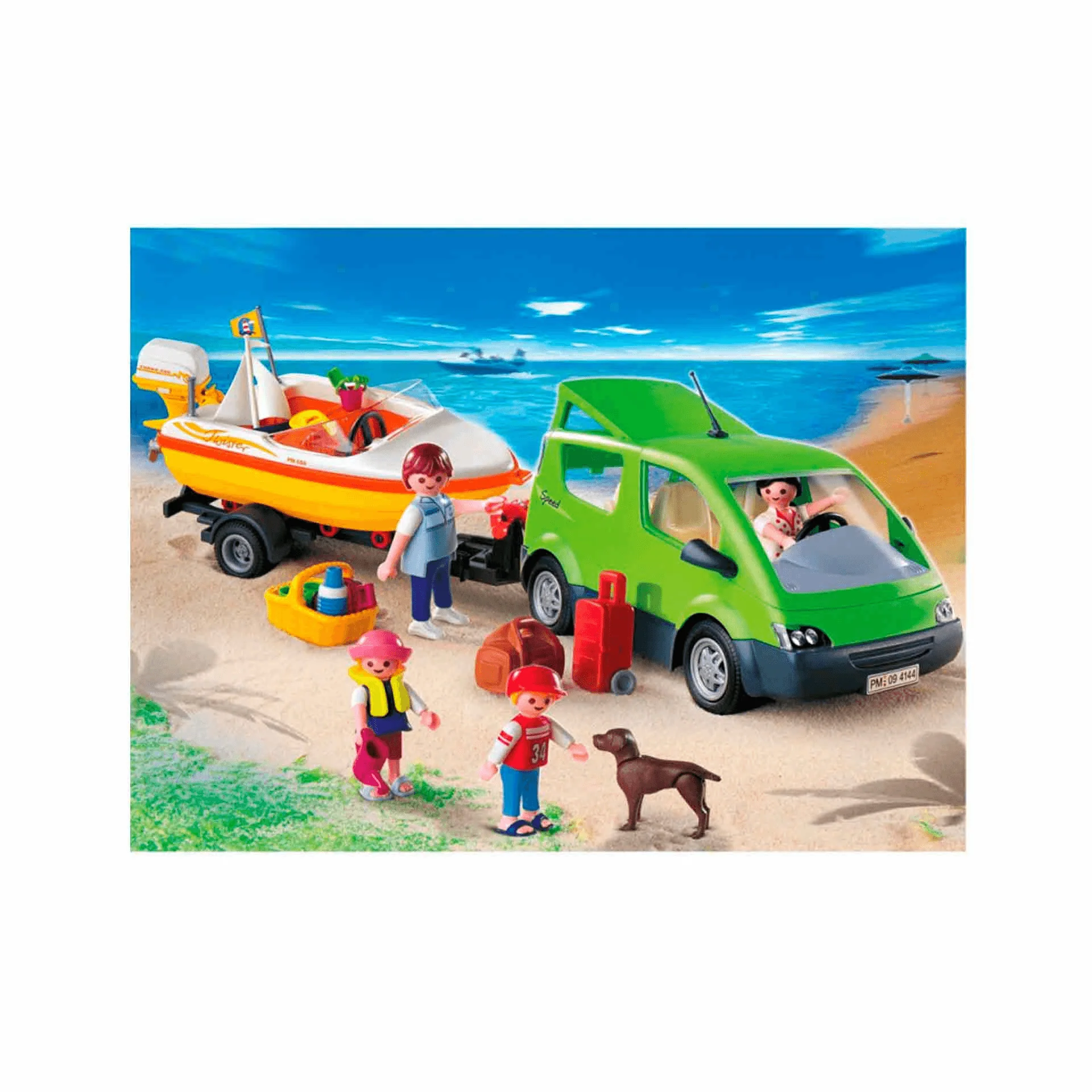 Playmobil Coche familiar con lancha - Image 3