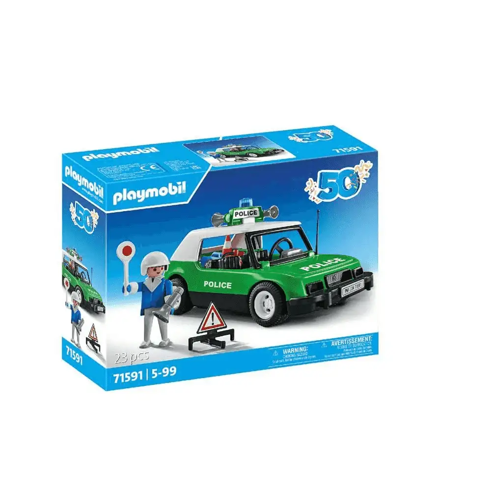 Playmobil Coche Policía Retro 50 Aniversario – Modelo 71591 - Image 2