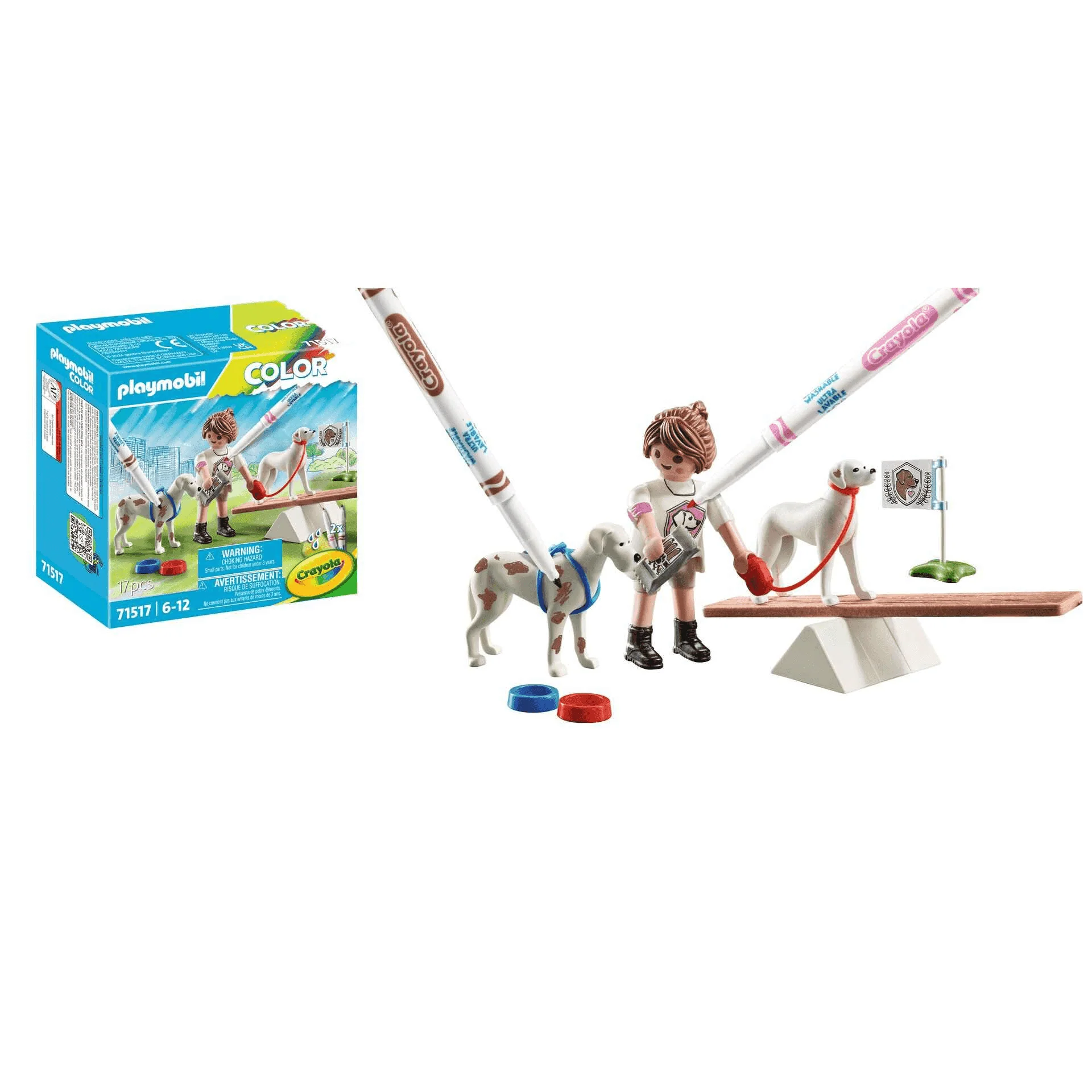 Playmobil Crayola Adiestramiento Perros