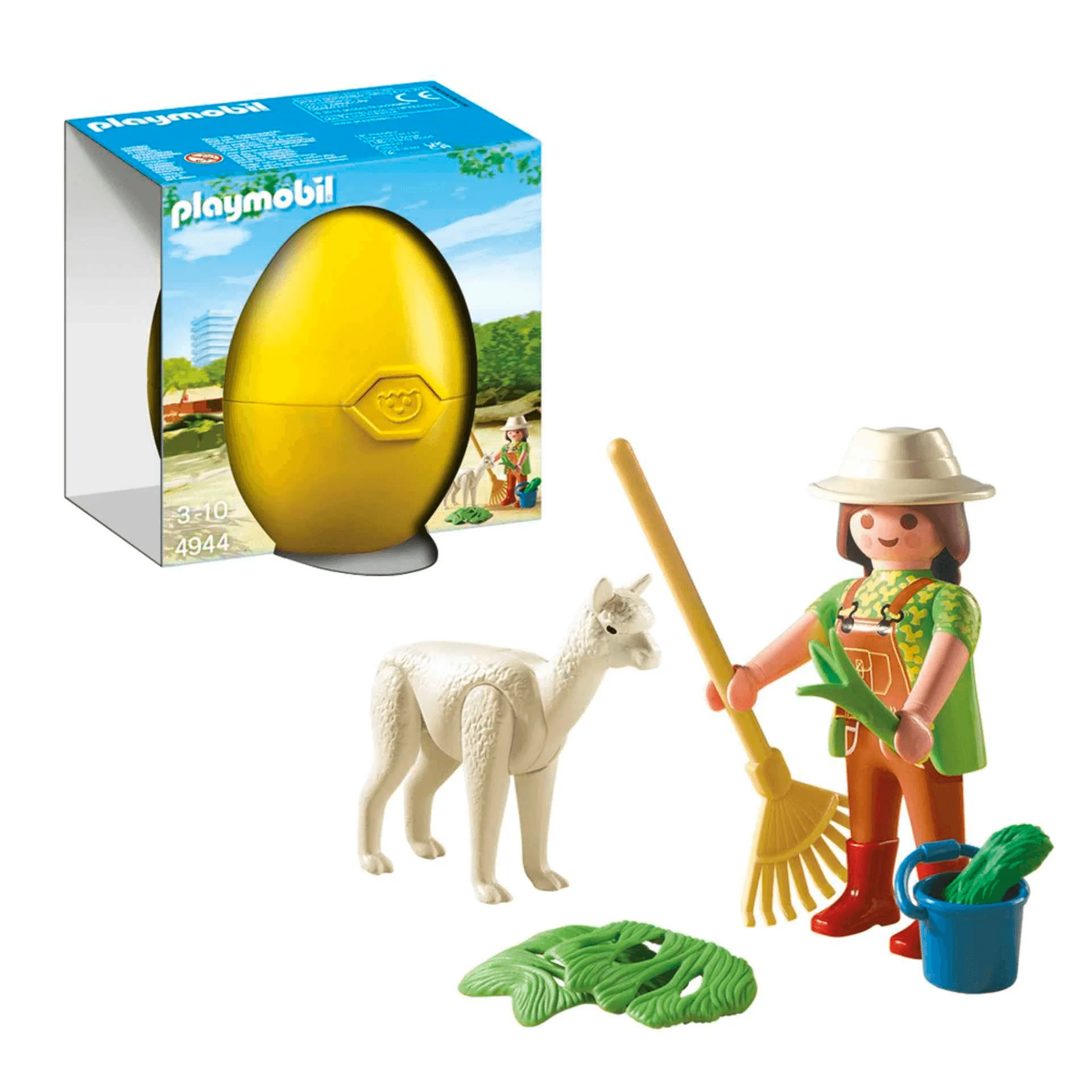 Playmobil Cuidadora con Alpaca - Image 2