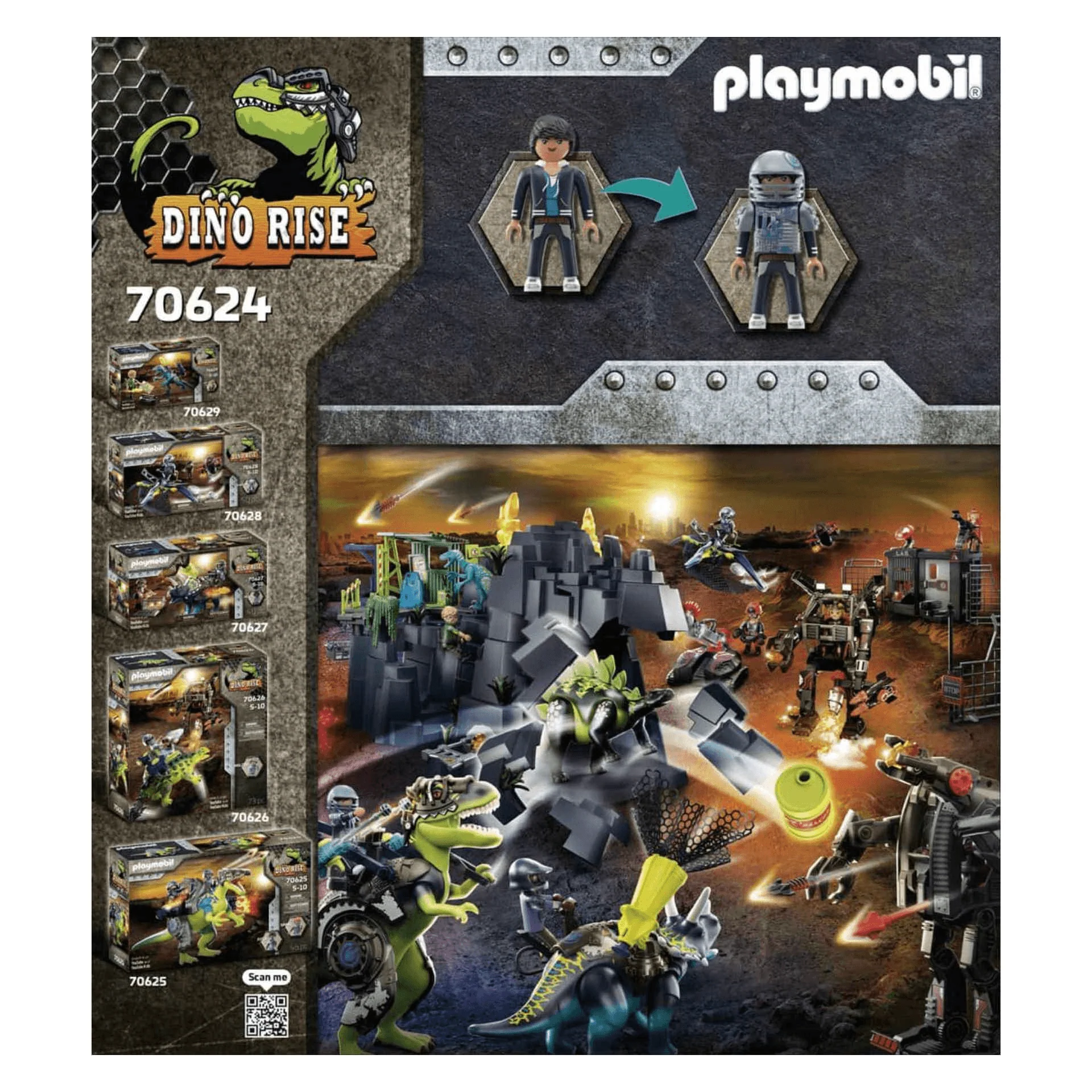 Playmobil Dino Rise T-Rex Batalla de los Gigantes 70624 - Image 9
