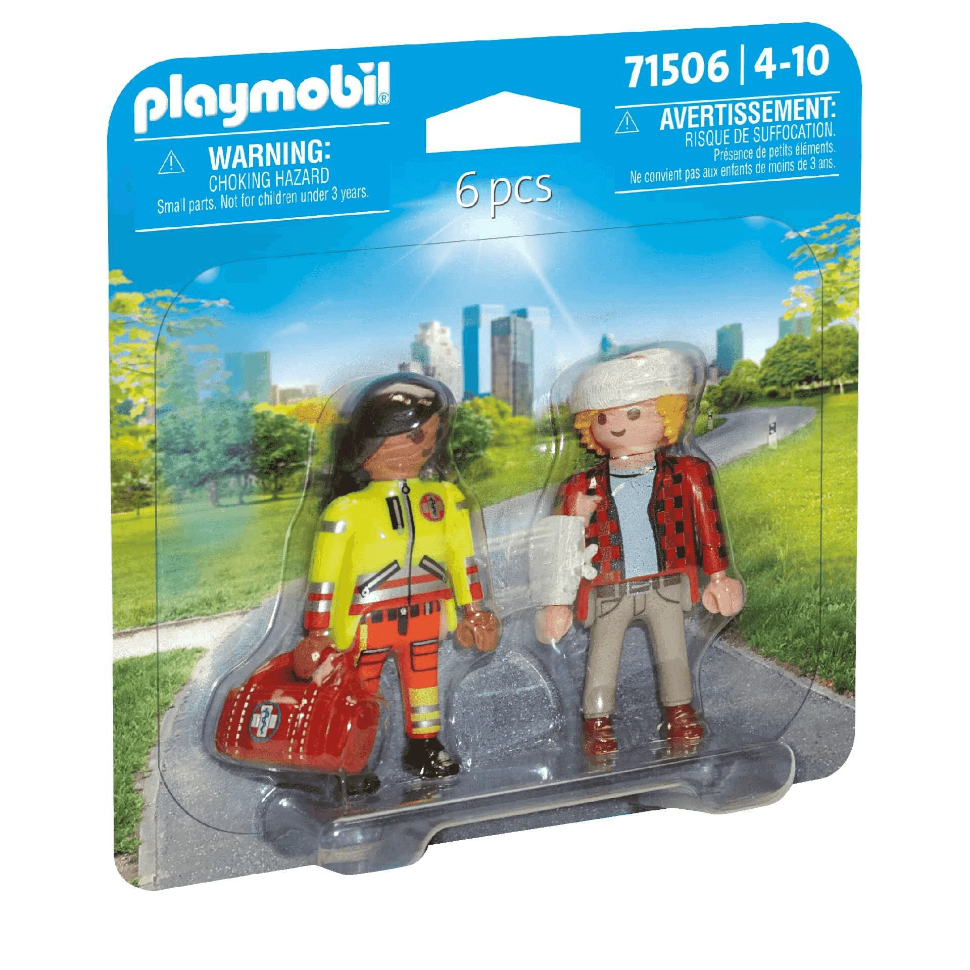 Playmobil Duo Pack Paramedico Paciente - Image 2