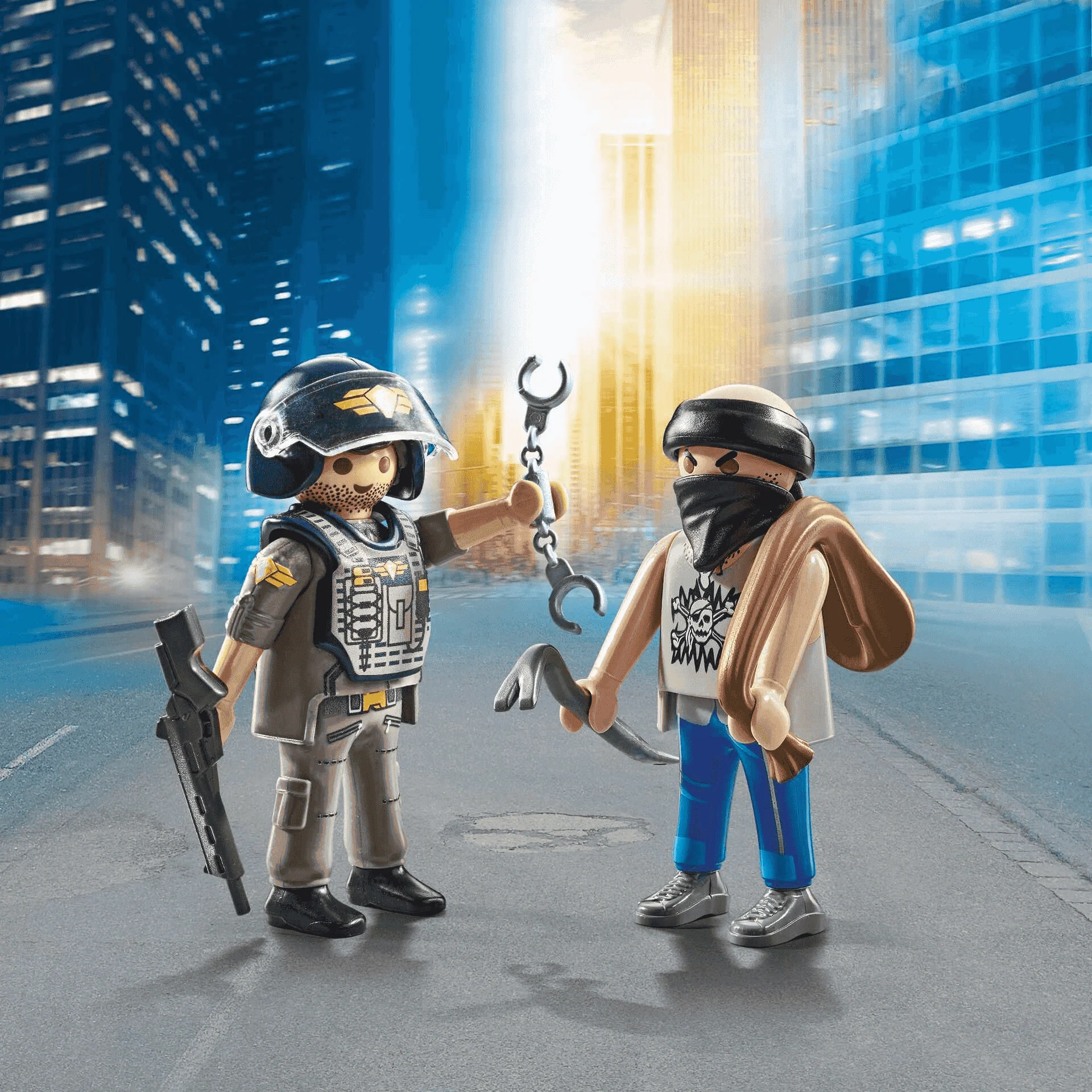Playmobil Duo Pack Policia Con Ladron - Image 3
