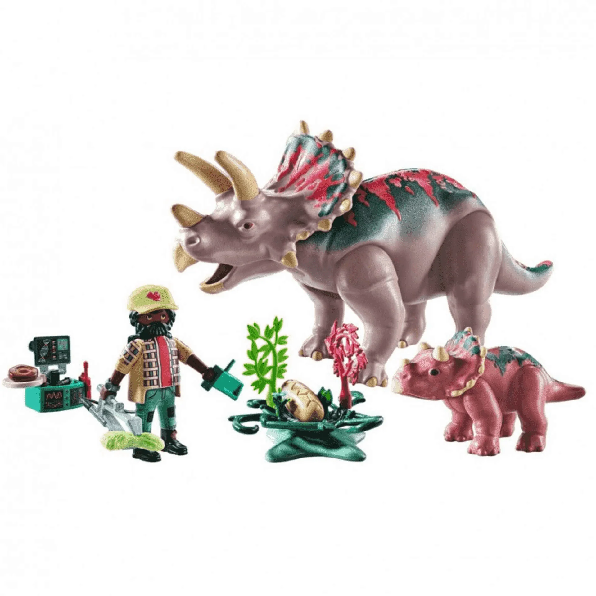 Playmobil Familia De Triceratops