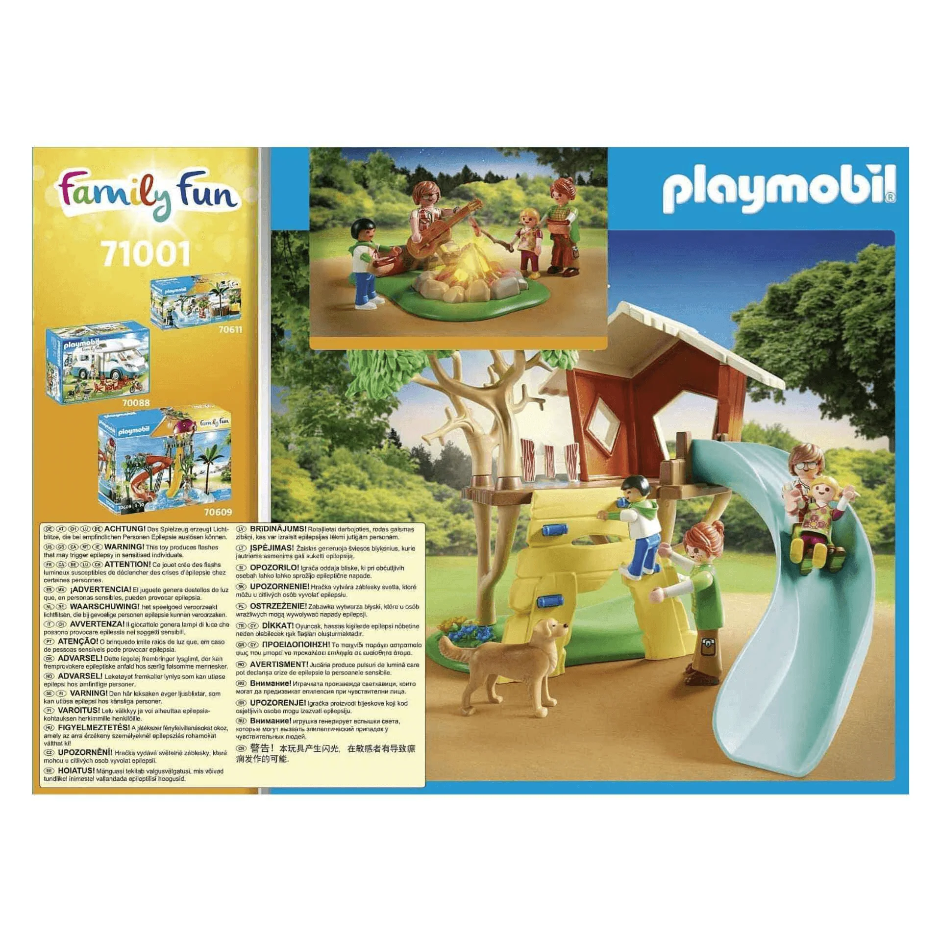 Playmobil Family Fun Aventura en la Casa del Árbol con Tobogán 71001 - Image 5