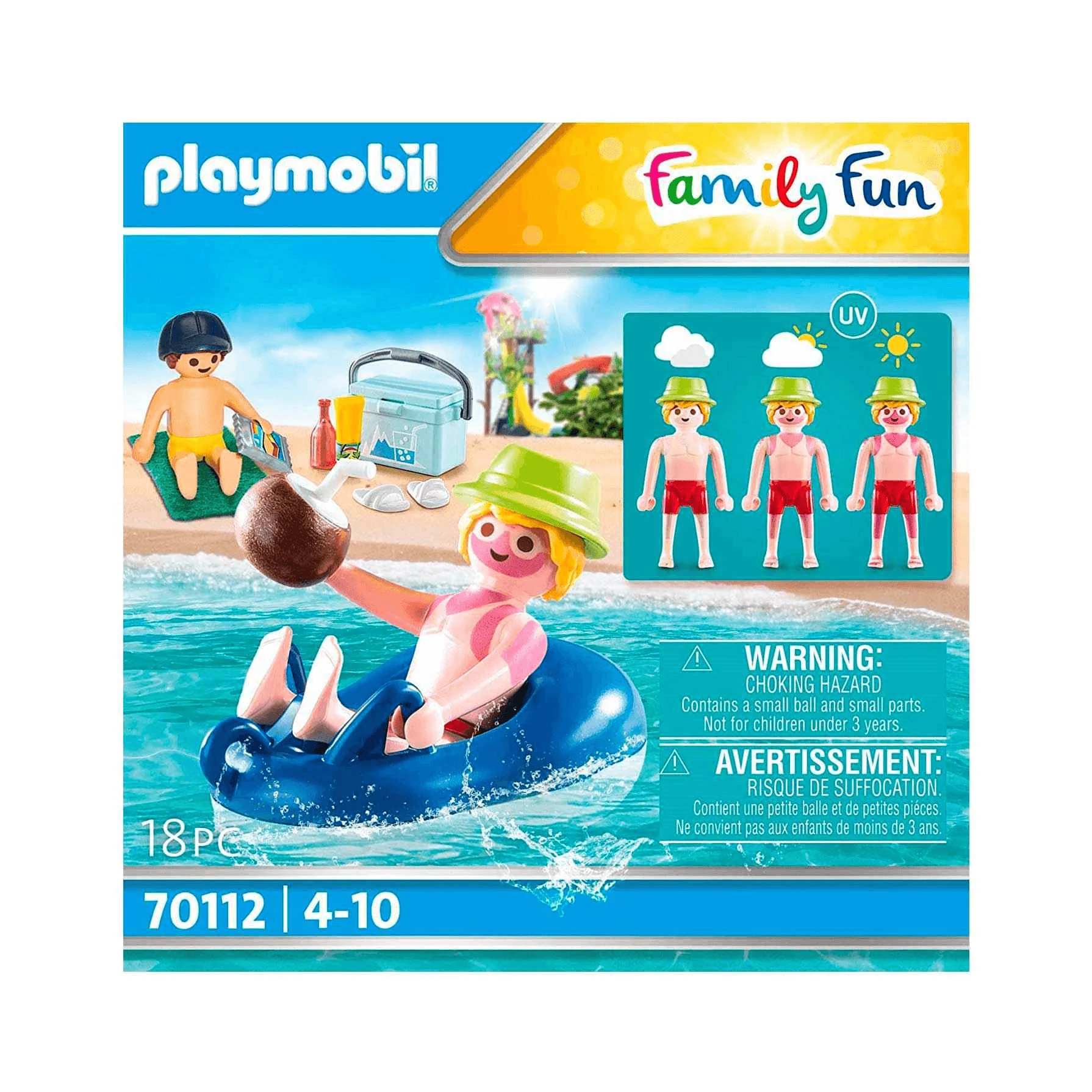 Playmobil Family Fun Bañera Flotante con Flotador 70112 - Image 2