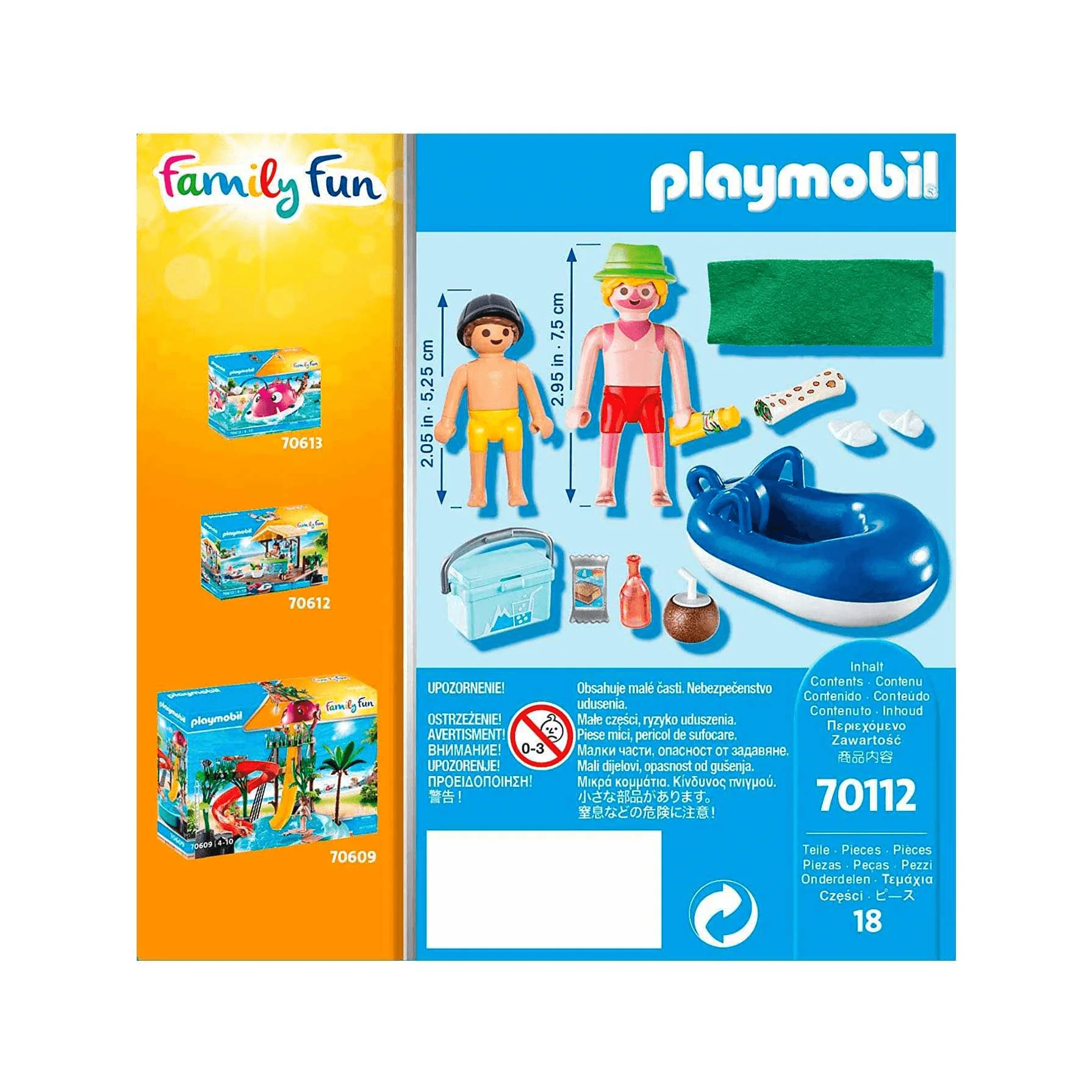 Playmobil Family Fun Bañera Flotante con Flotador 70112 - Image 3