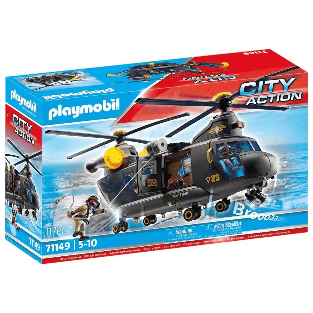 Playmobil Fuerzas Especiales - helicóptero banana - Image 2