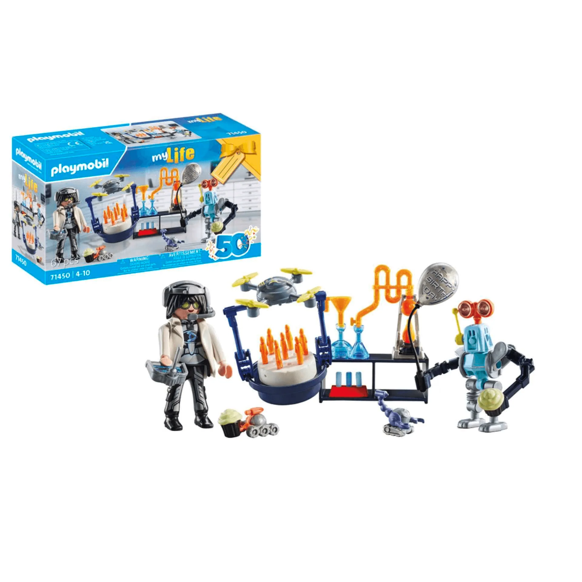 Playmobil Investigador con Robots