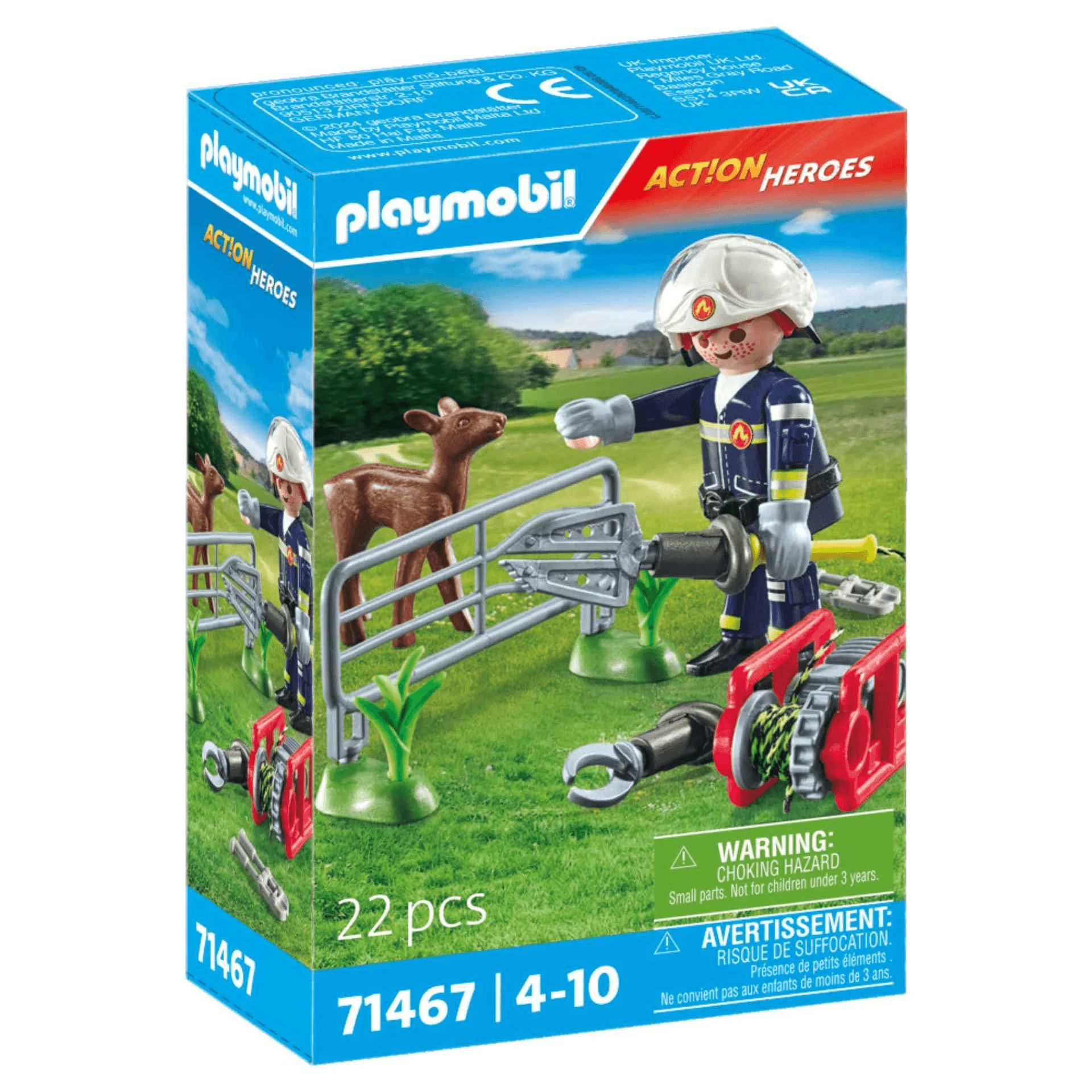 Playmobil Misión Bomberos: Rescate de Animal - Image 3