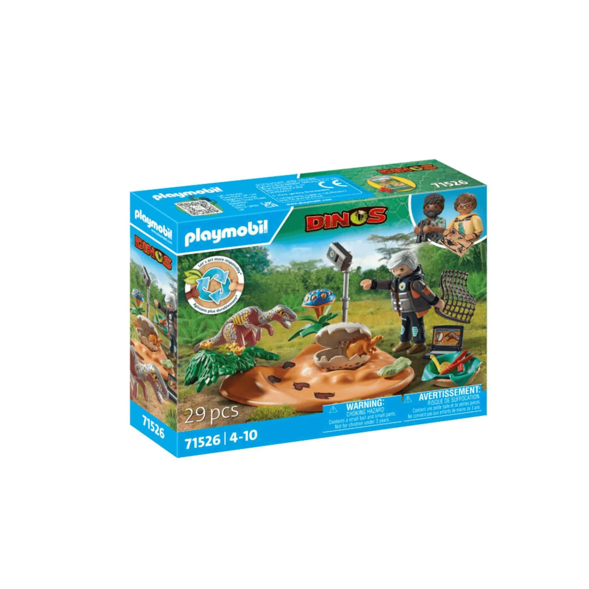 Playmobil Nido de Estegosaurio con Ladrón de Huevos - Image 3