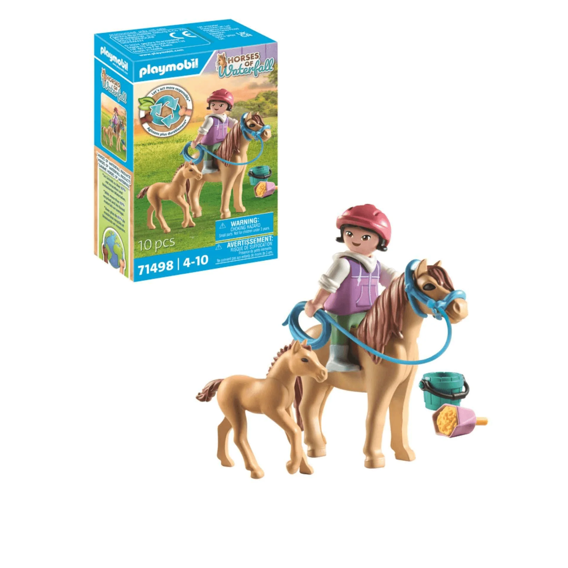 Playmobil Niña con Poni y Potro