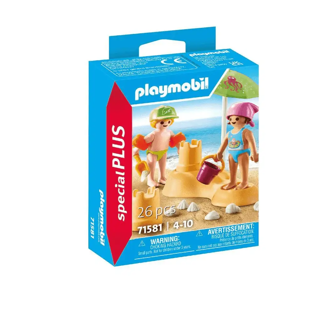 Playmobil Niños con castillo de arena - Image 3