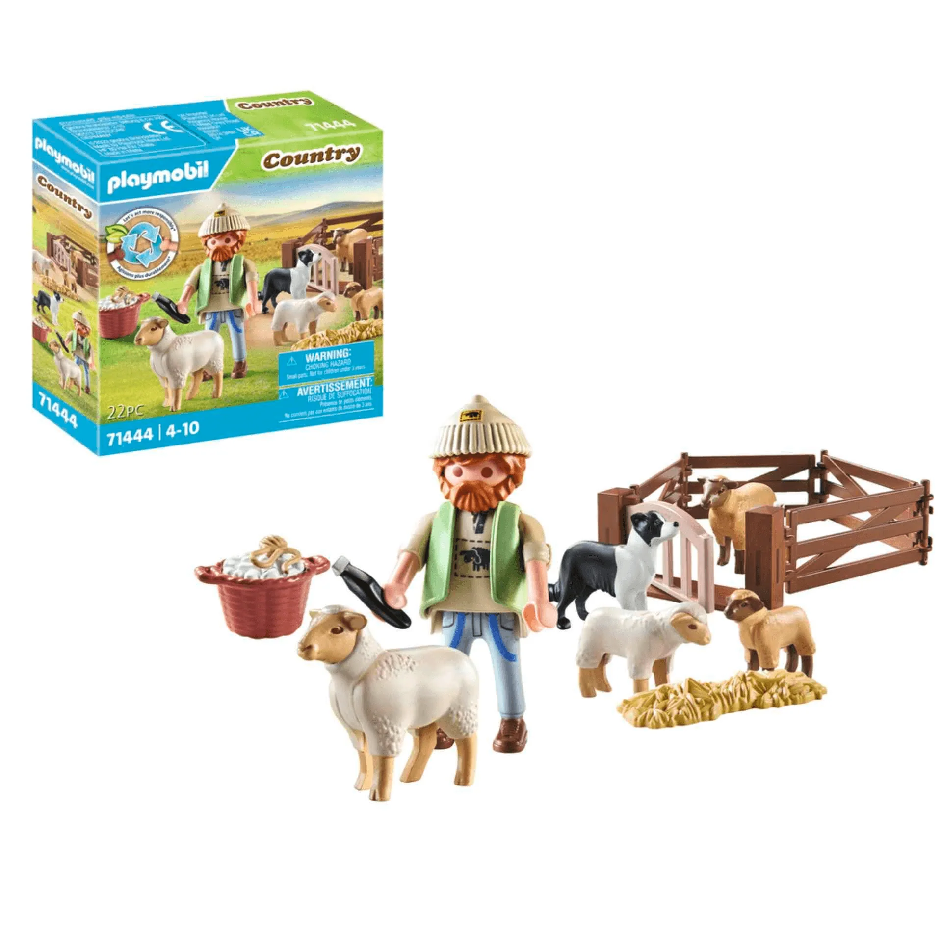 Playmobil Pastor con Rebaño de Ovejas