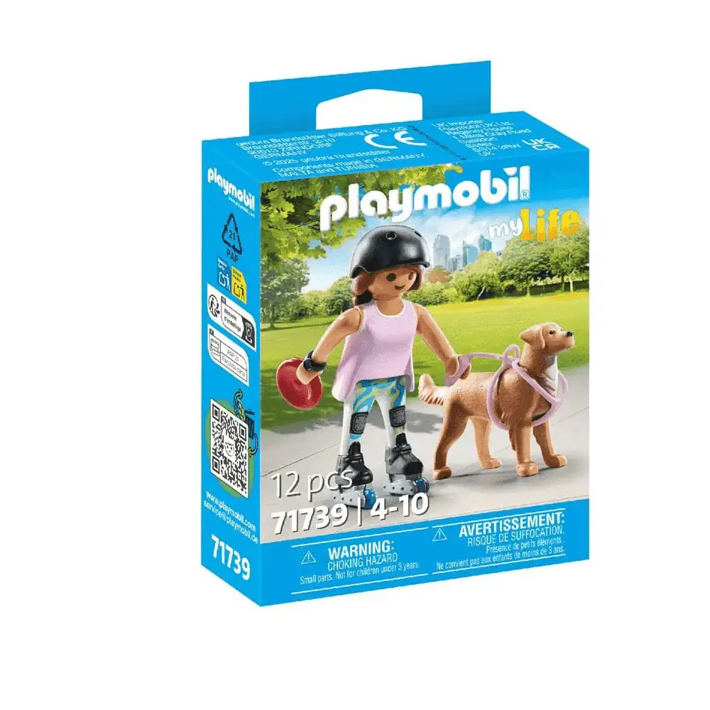 Playmobil Patinadora con retriever - Image 4