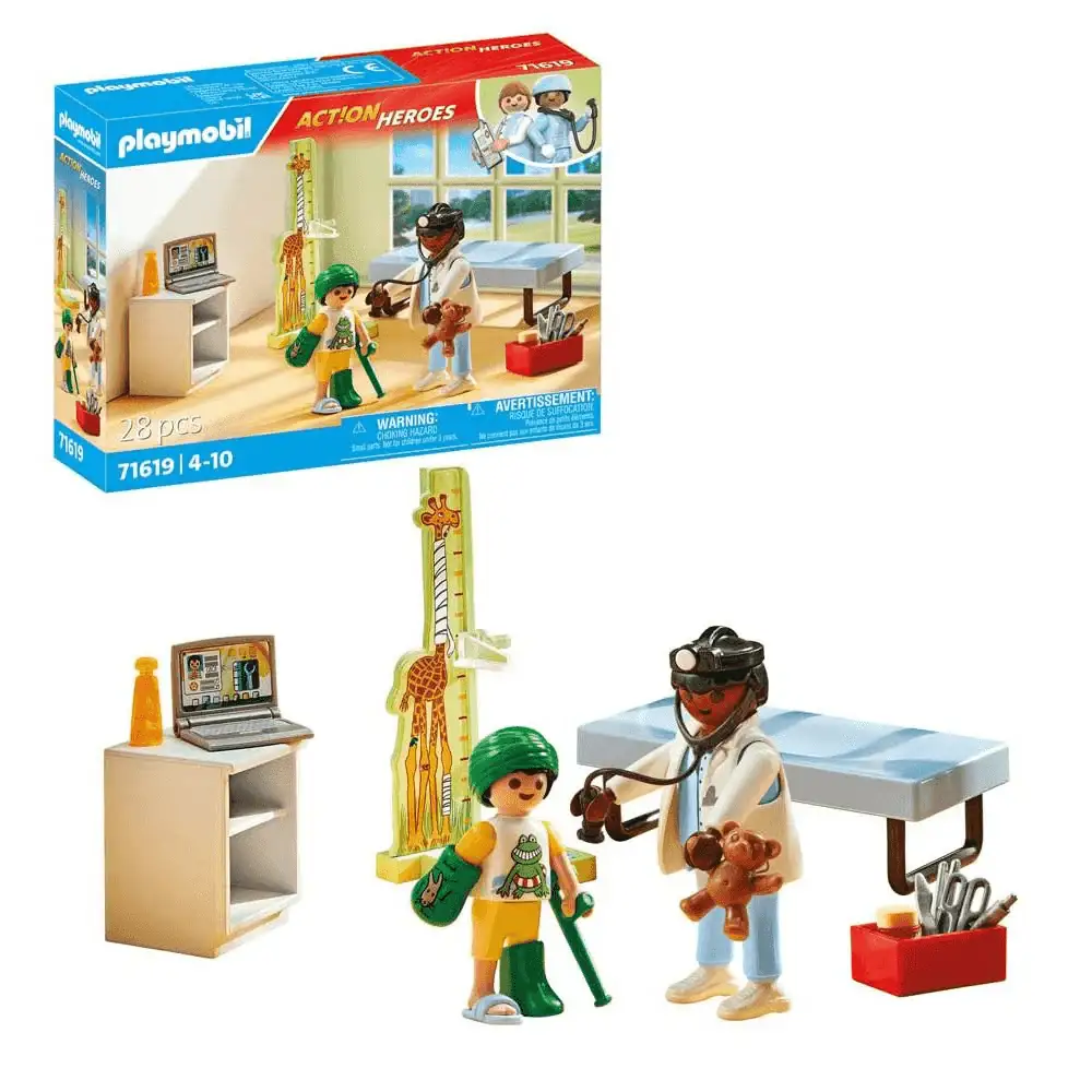 Playmobil Pediatra con osito de peluche