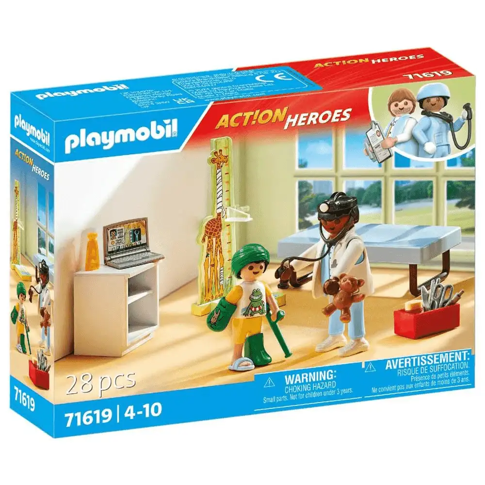 Playmobil Pediatra con osito de peluche - Image 2