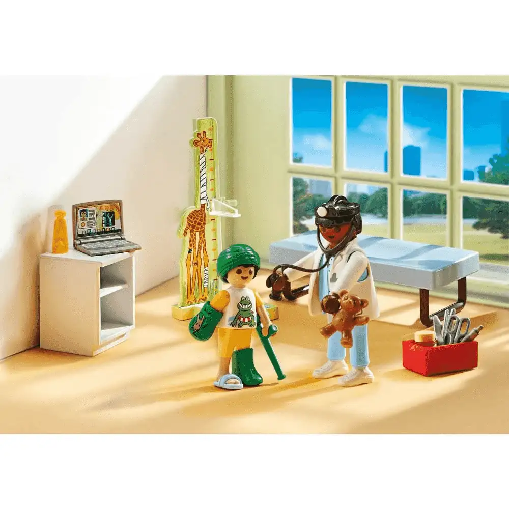 Playmobil Pediatra con osito de peluche - Image 4