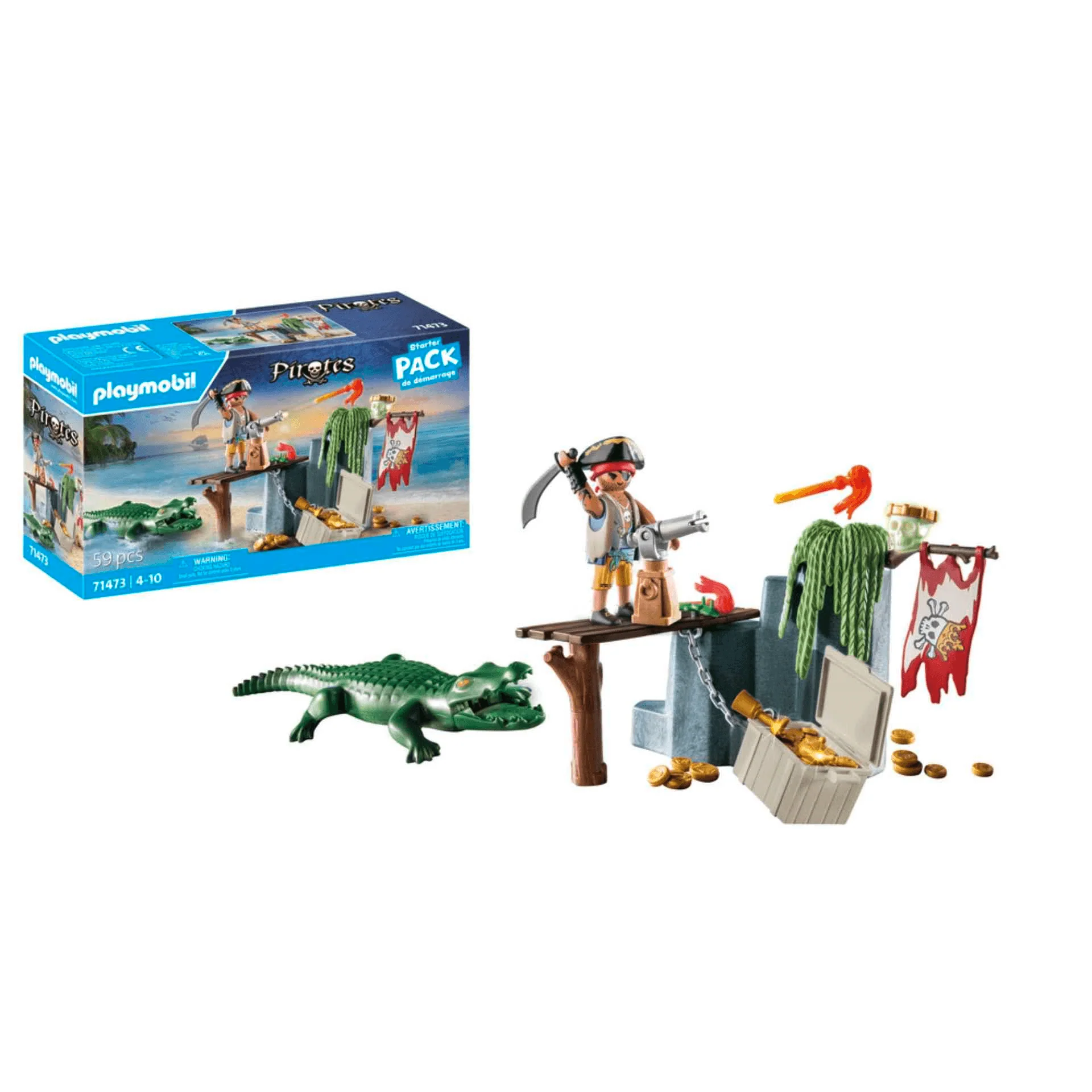 Playmobil Pirata con Caimán