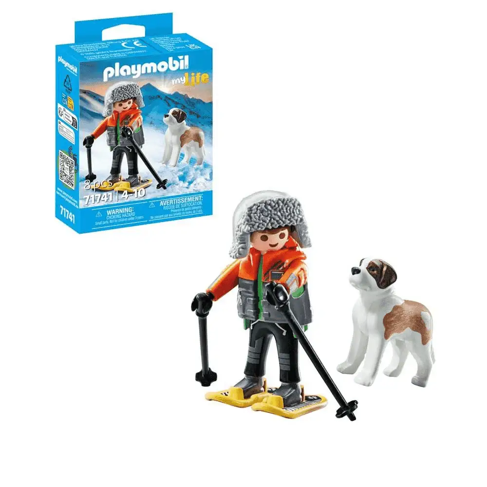Playmobil Senderista con san Bernardo
