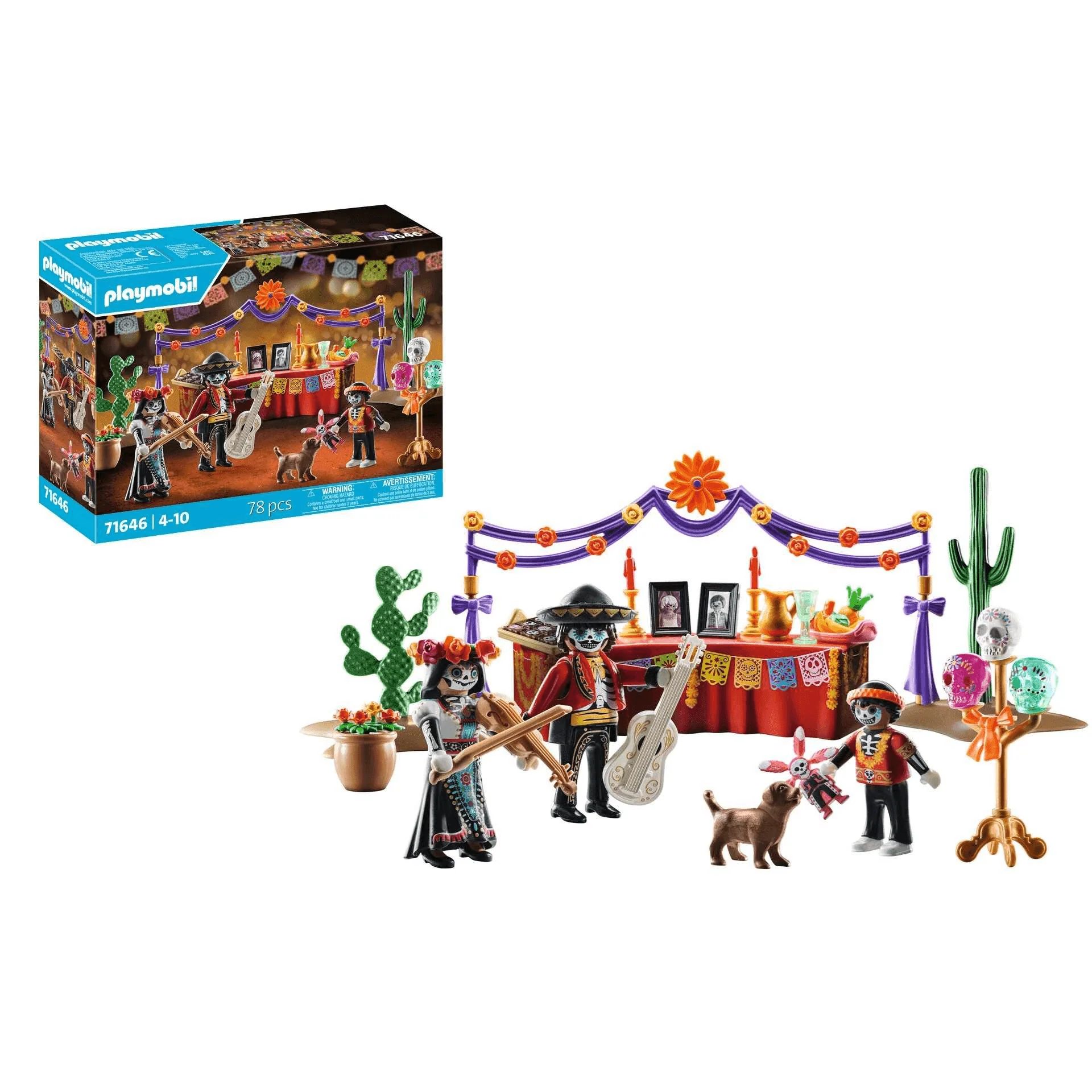 Playmobil Set Día de los Muertos con Figuras y Accesorios