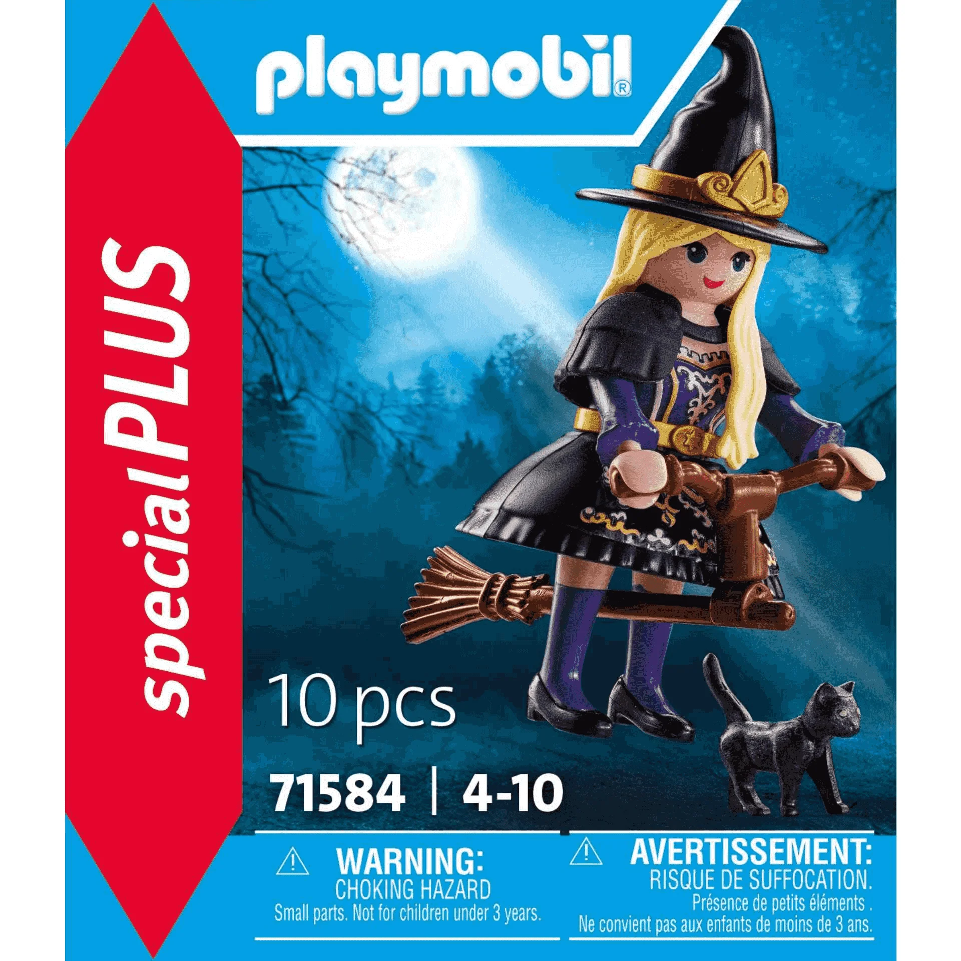 Playmobil Special Plus Bruja con Gato y Escoba - Image 2