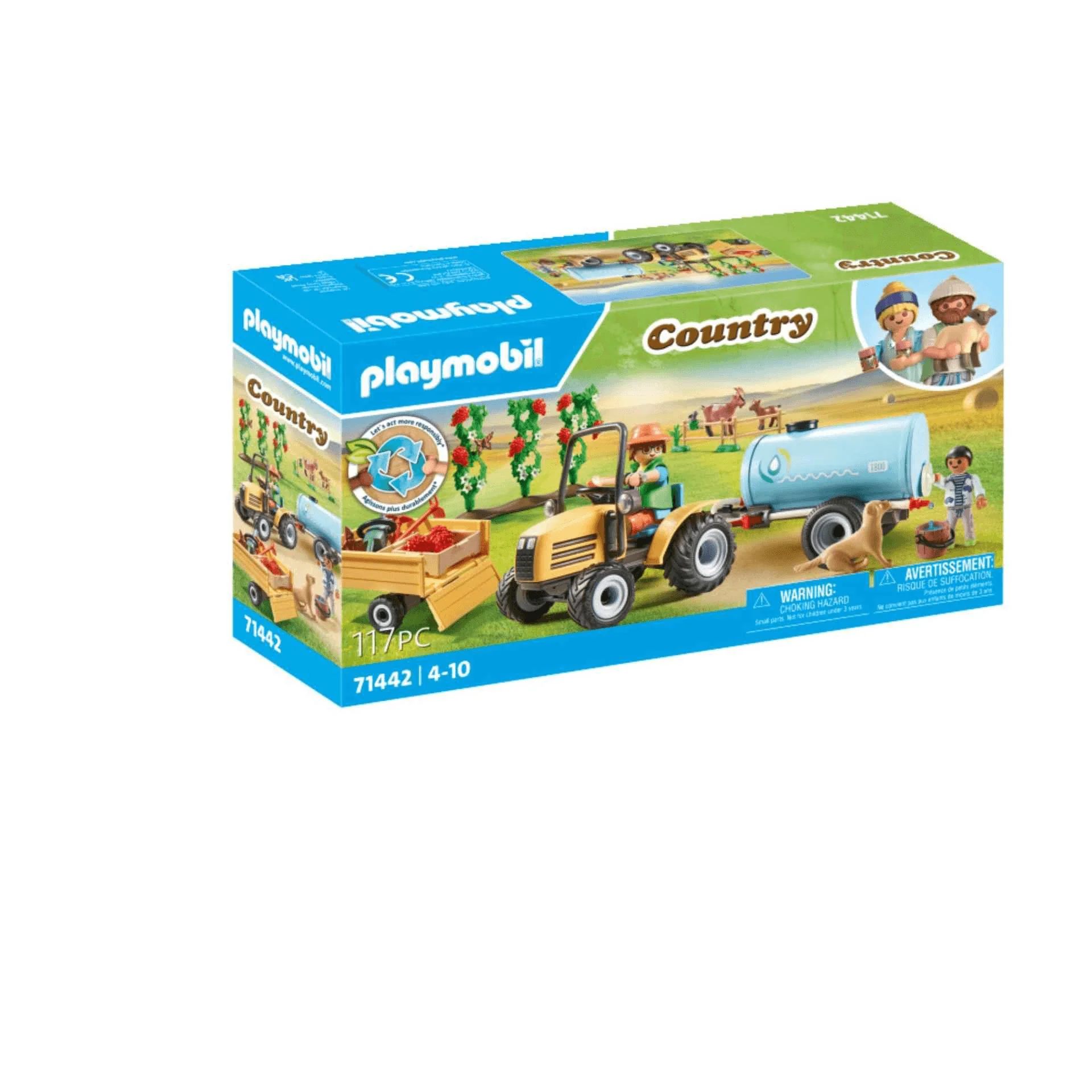 Playmobil Tractor con Tráiler y Cisterna - Image 3