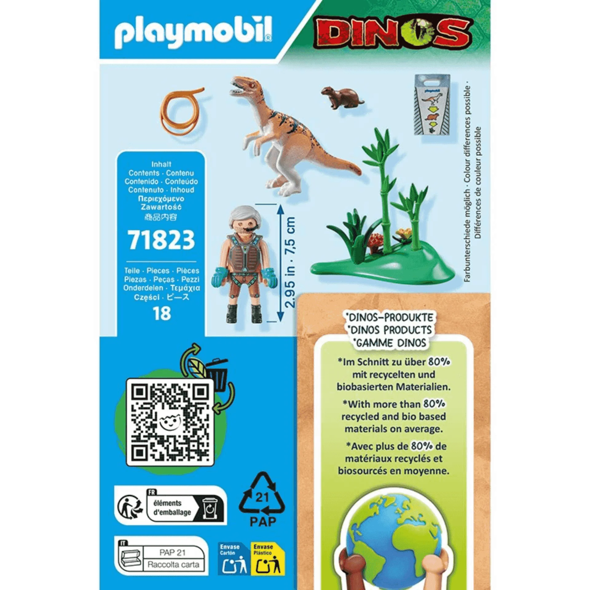 Playmobil Velociraptor Dinos 71823 - Image 2