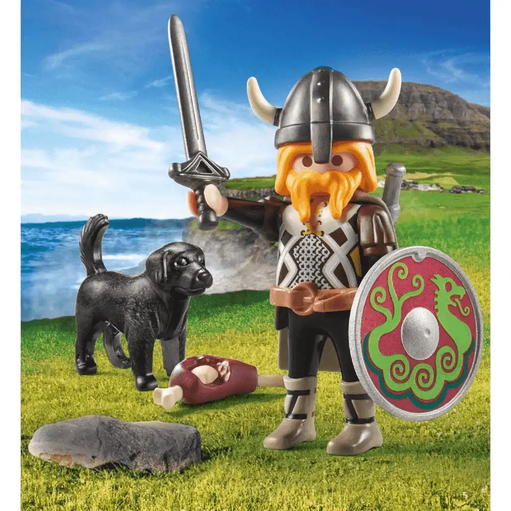 Playmobil Vikingo con perro guardián - Image 3