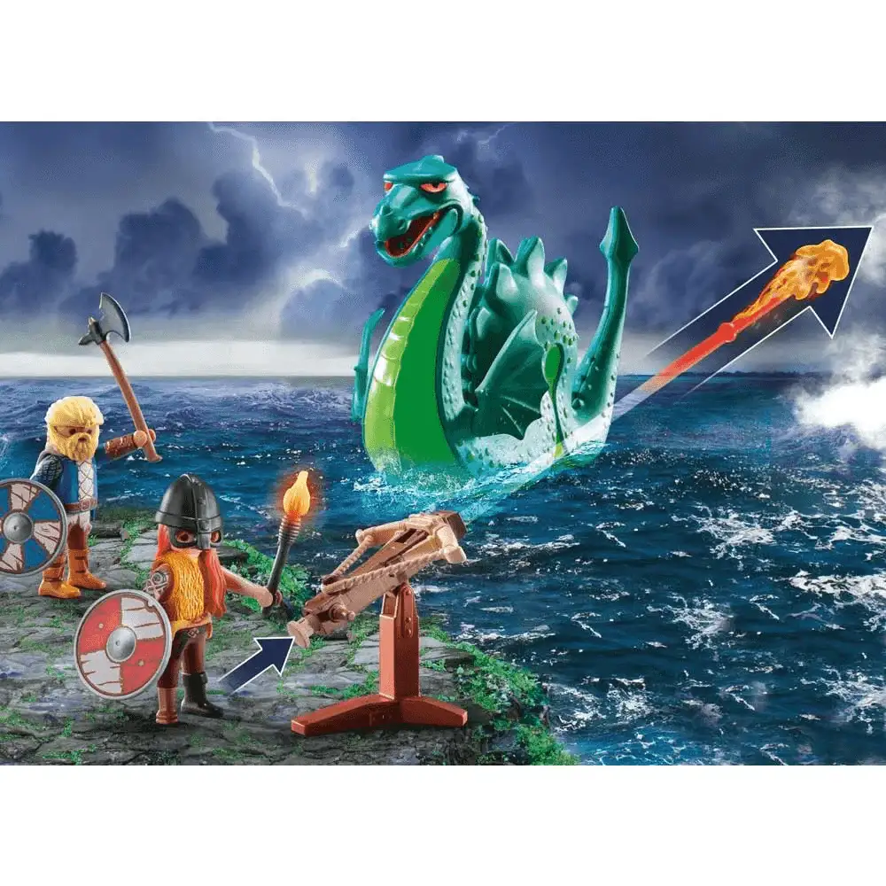 Playmobil Vikingos con monstruo marino - Image 2